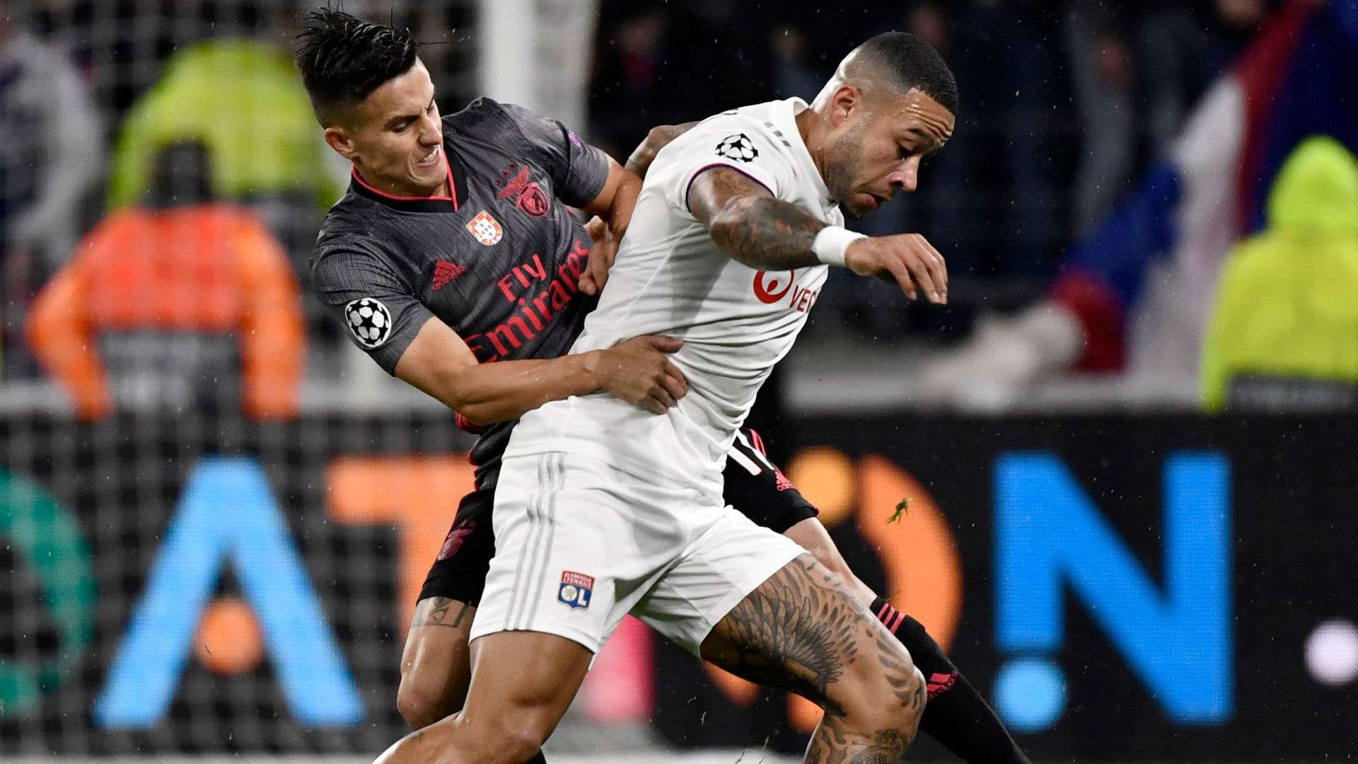 Memphis Depay Lyon Benfica UEFA Champions League 05112019