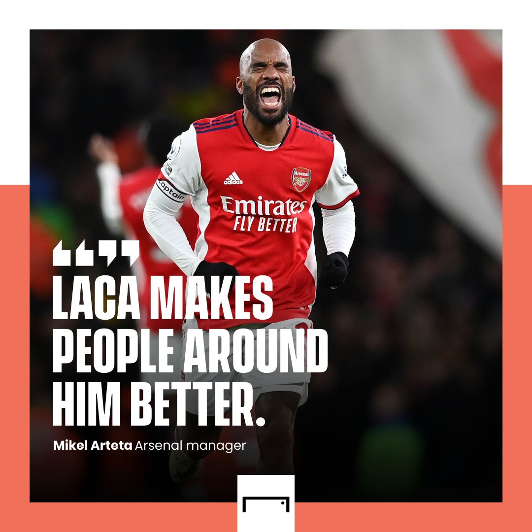 Lacazette Arteta quote