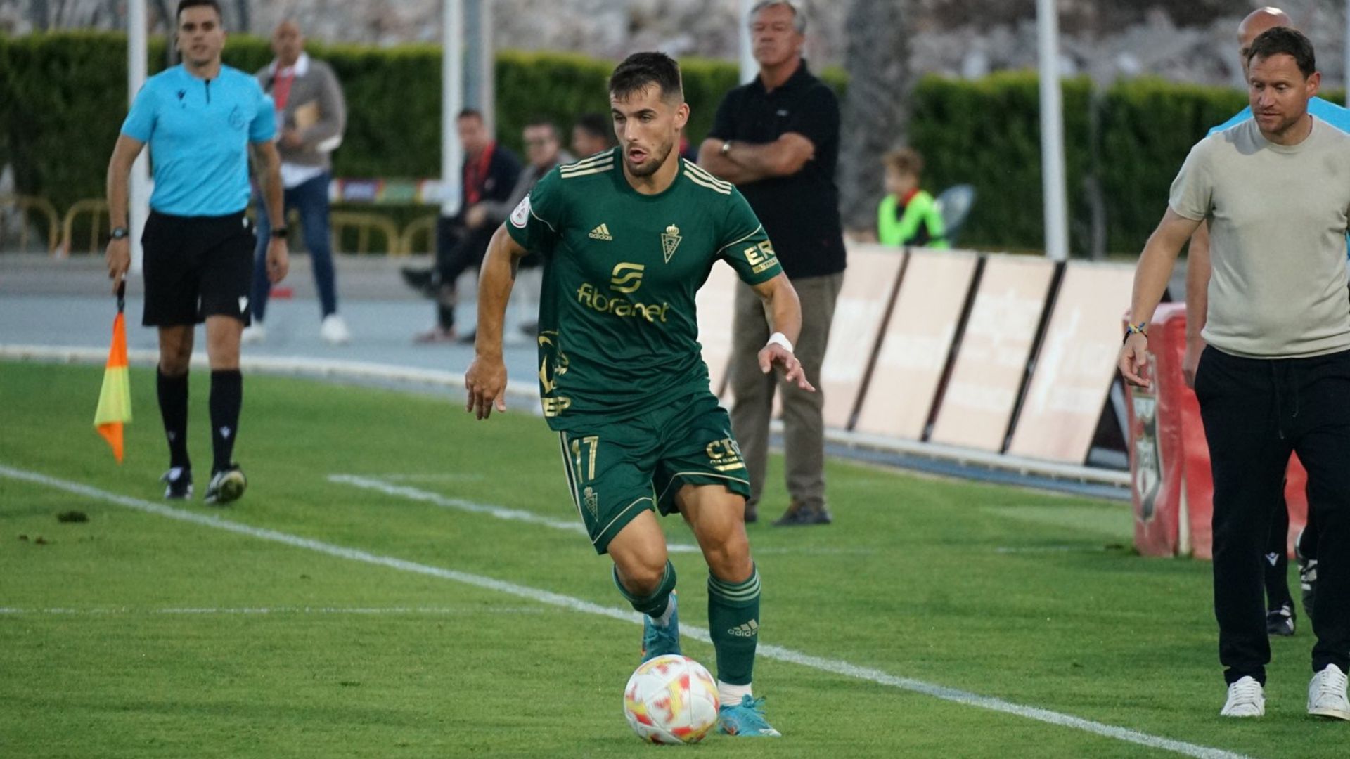 Imagen de un partido del Murcia