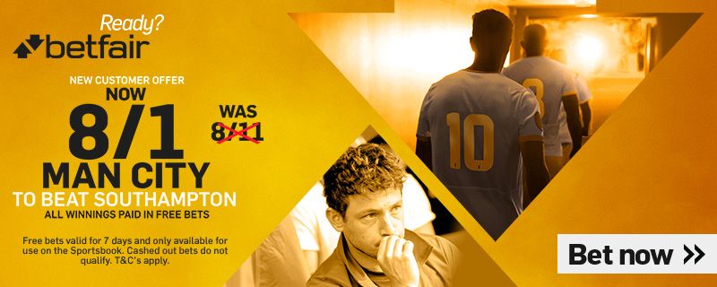 GFX Man City Southampton enhanced betting