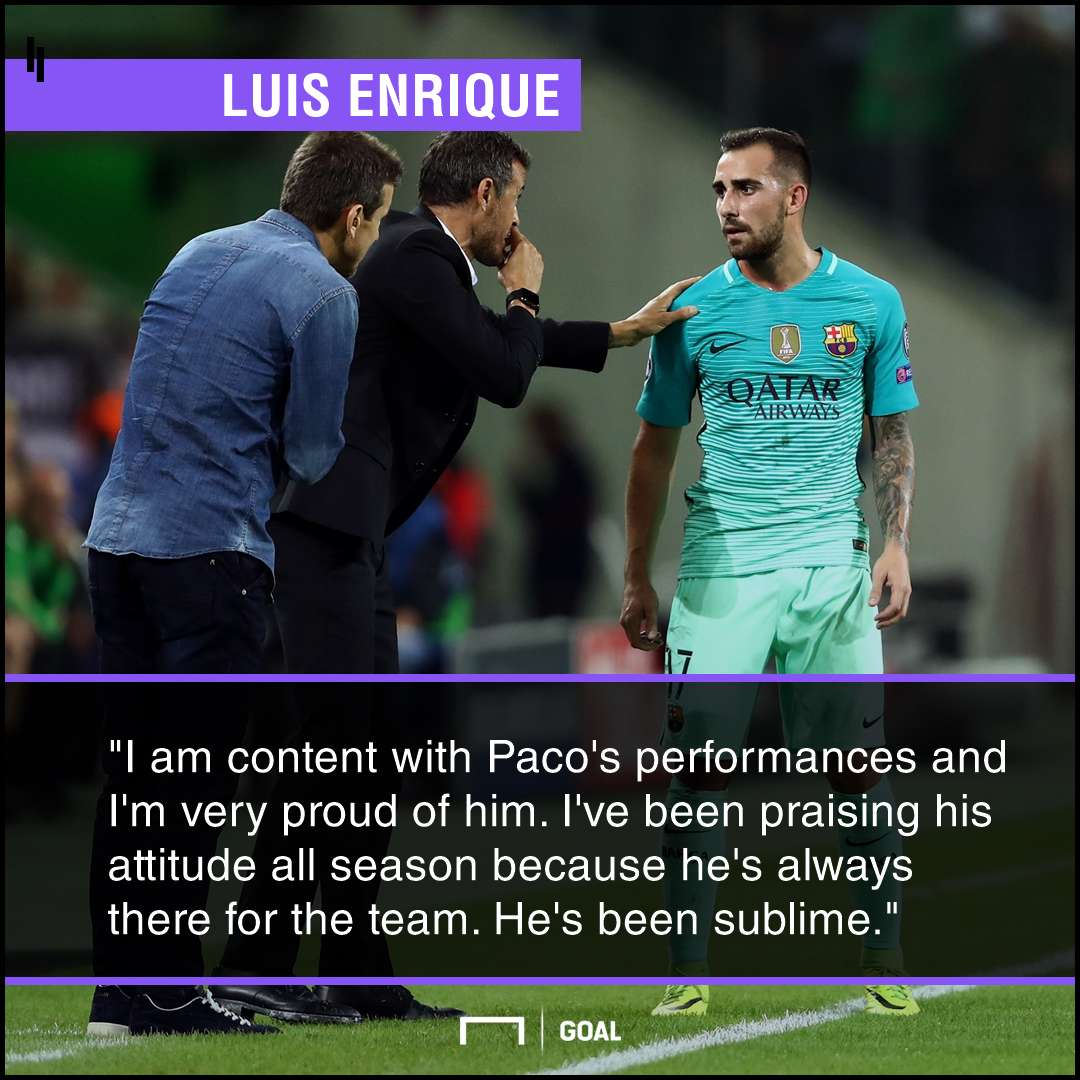 Paco Alcacer Luis Enrique PS