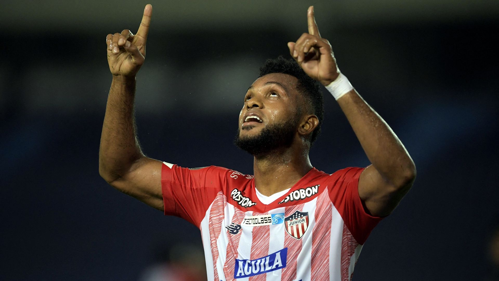 Miguel Borja Junior de Barranquilla Copa Libertadores 2021