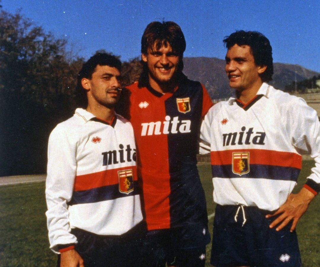 Carlos Aguilera Thomas Skuhravy Branco Genoa