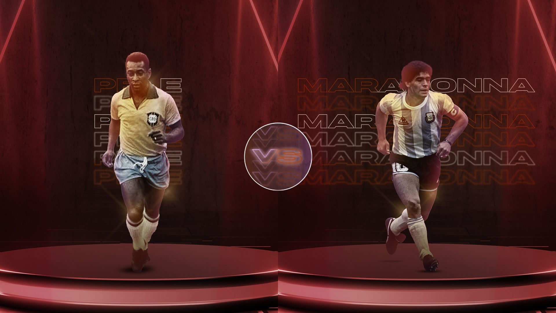 GOAL50 2022 Pele v Maradona 16-9