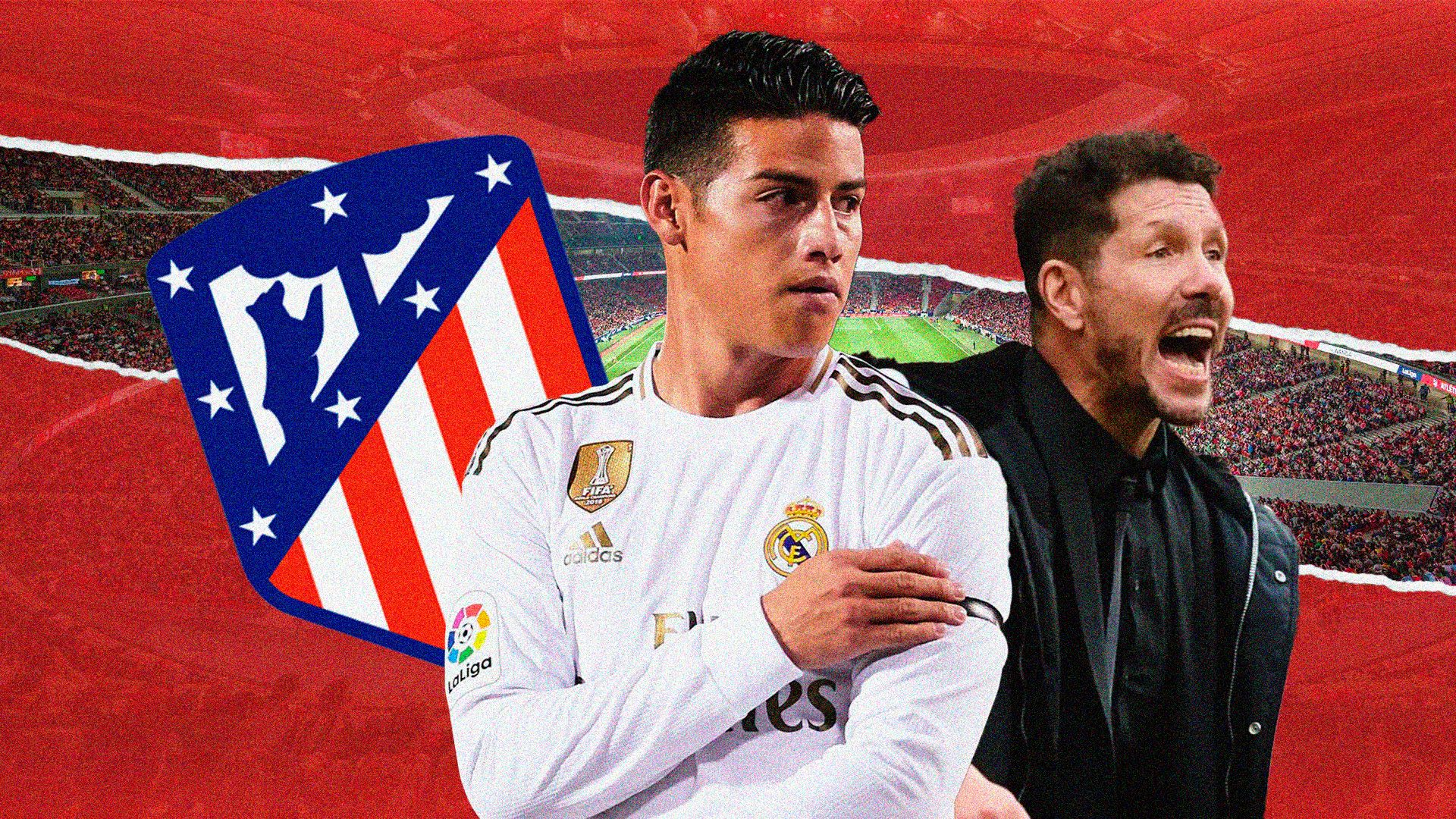 GFX James Rodriguez Atletico de Madrid Diego Simeone Fichaje Fallido