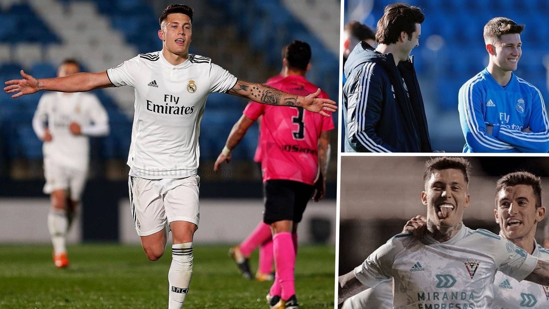 Cristo González con Santiago Solari en el Real Madrid y su paso por Mirandés