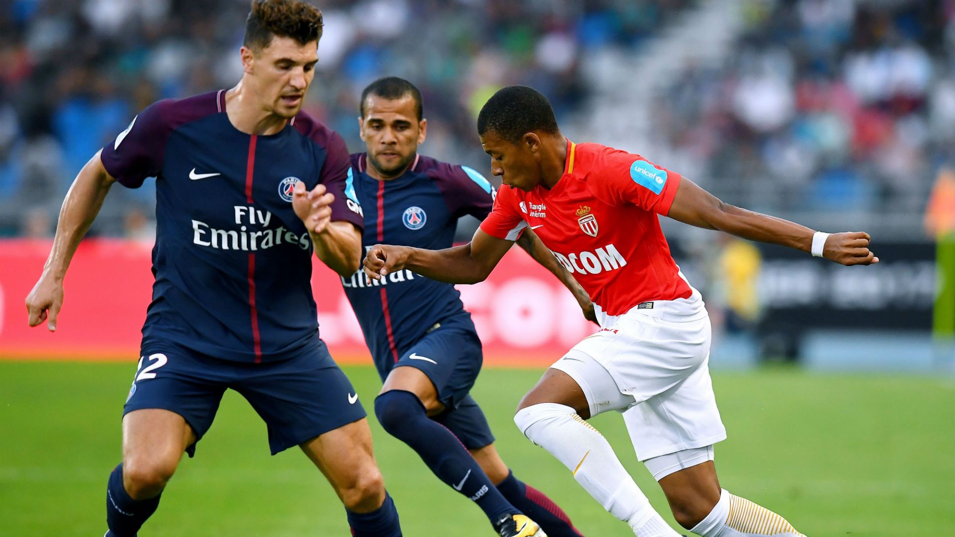 Kylian Mbappé Thomas Meunier Monaco PSG Trophee des Champions 29072017