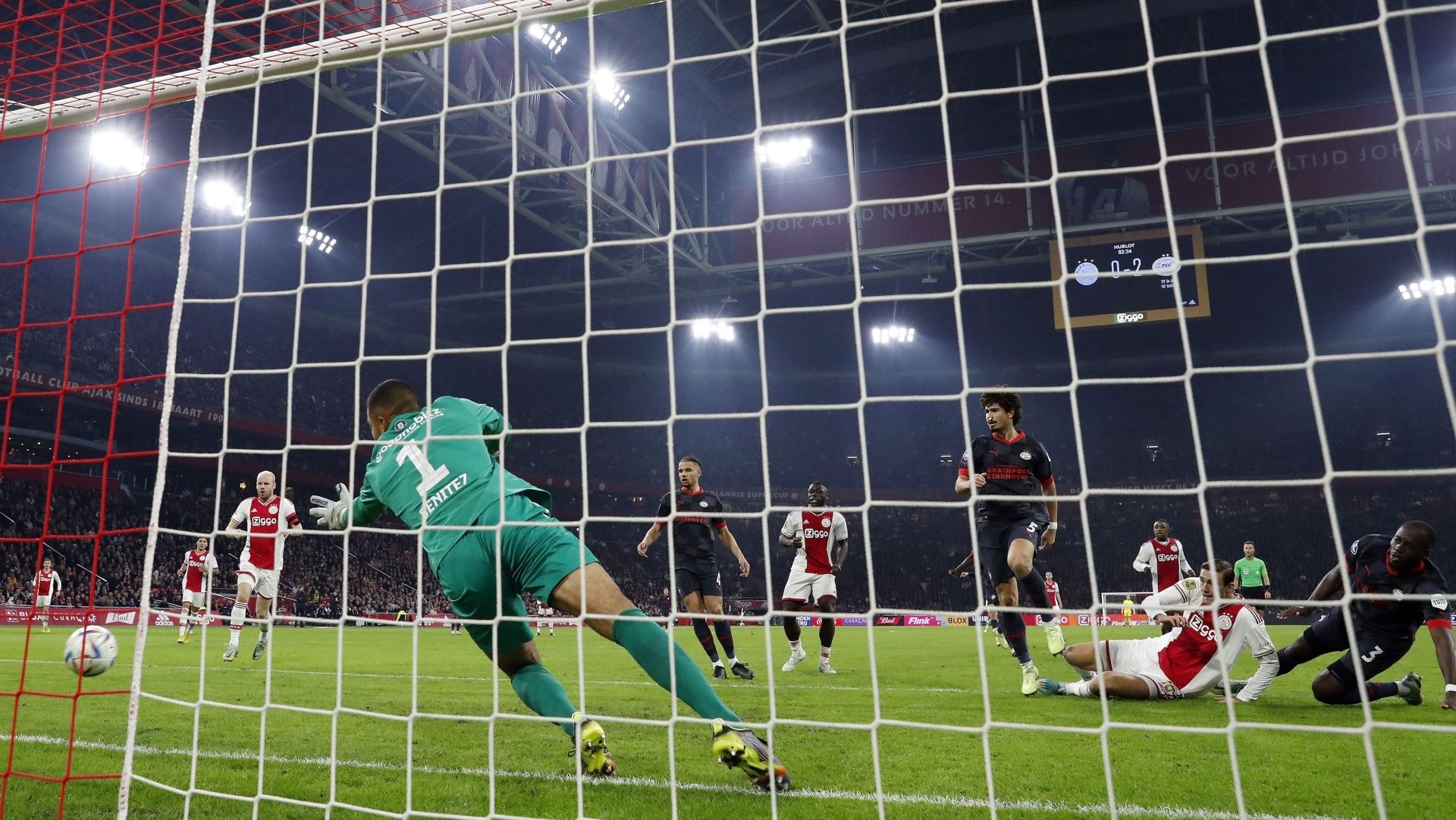 Lorenzo Lucca goal Ajax PSV Eindhoven 06112022