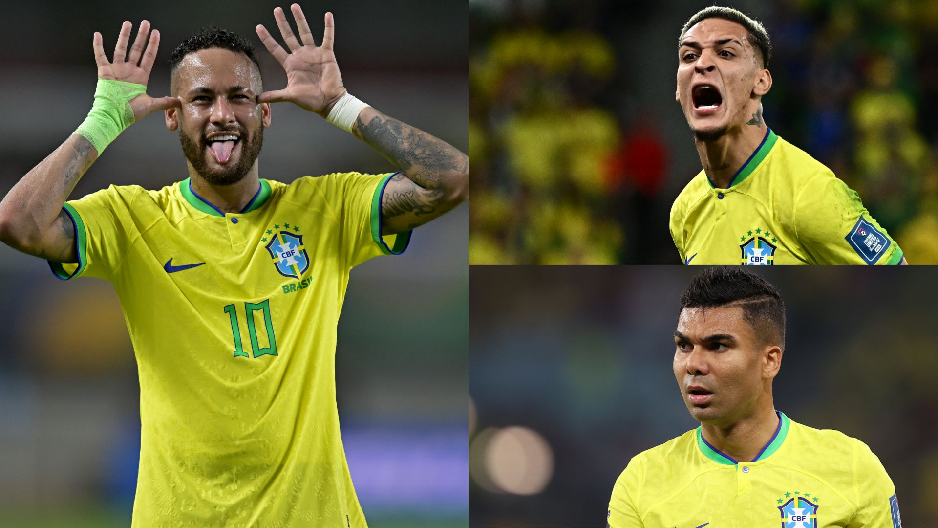 Neymar Antony Casemiro Brazil