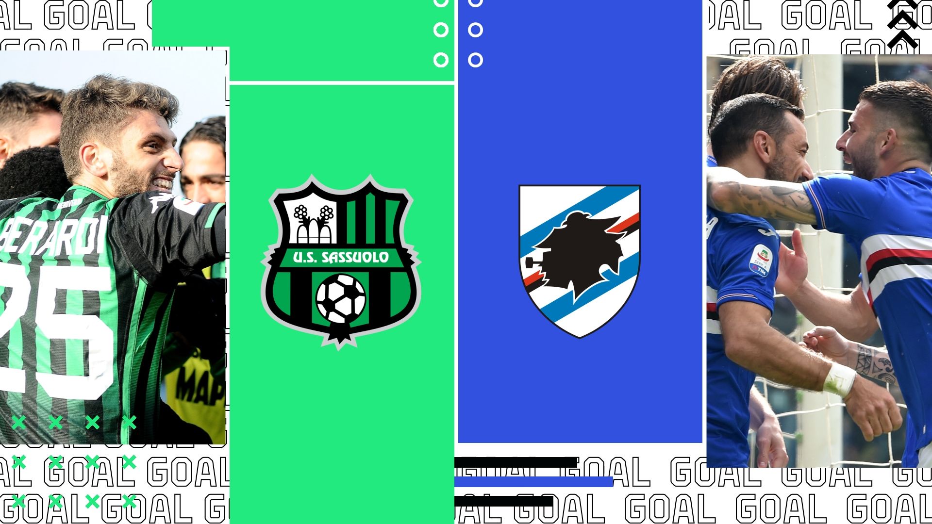 Sassuolo-Sampdoria tv streaming