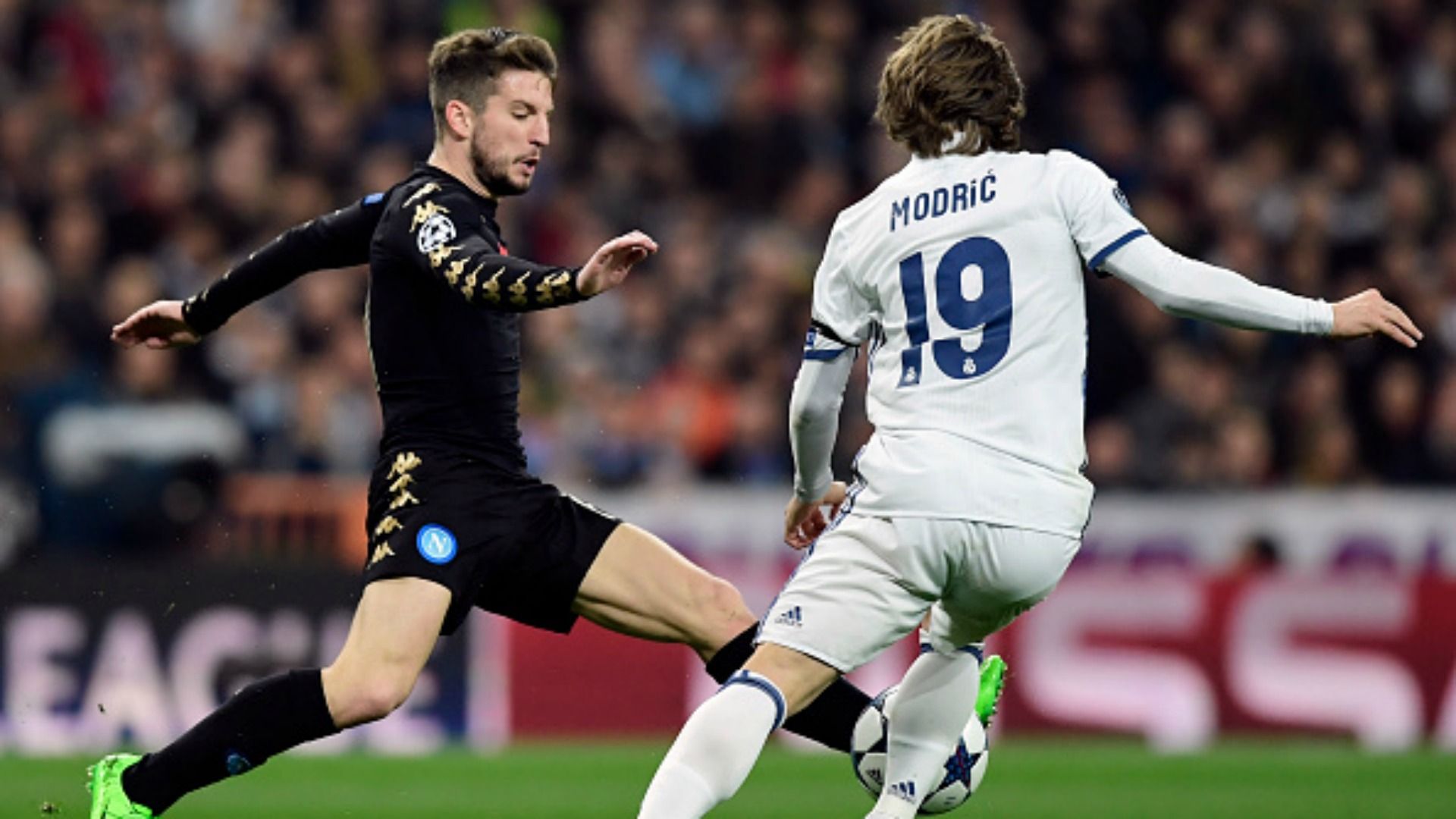 Dries Mertens Luka Modric Real Madrid Napoli Uefa Champions League
