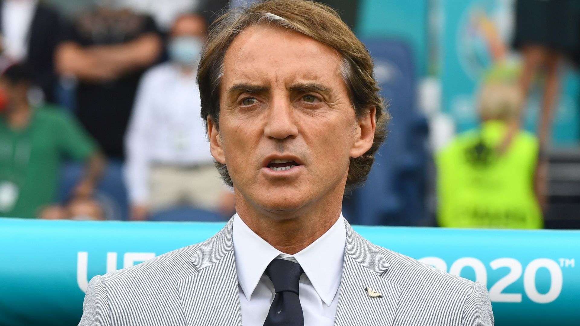 Roberto Mancini Italy Wales Euro 2020