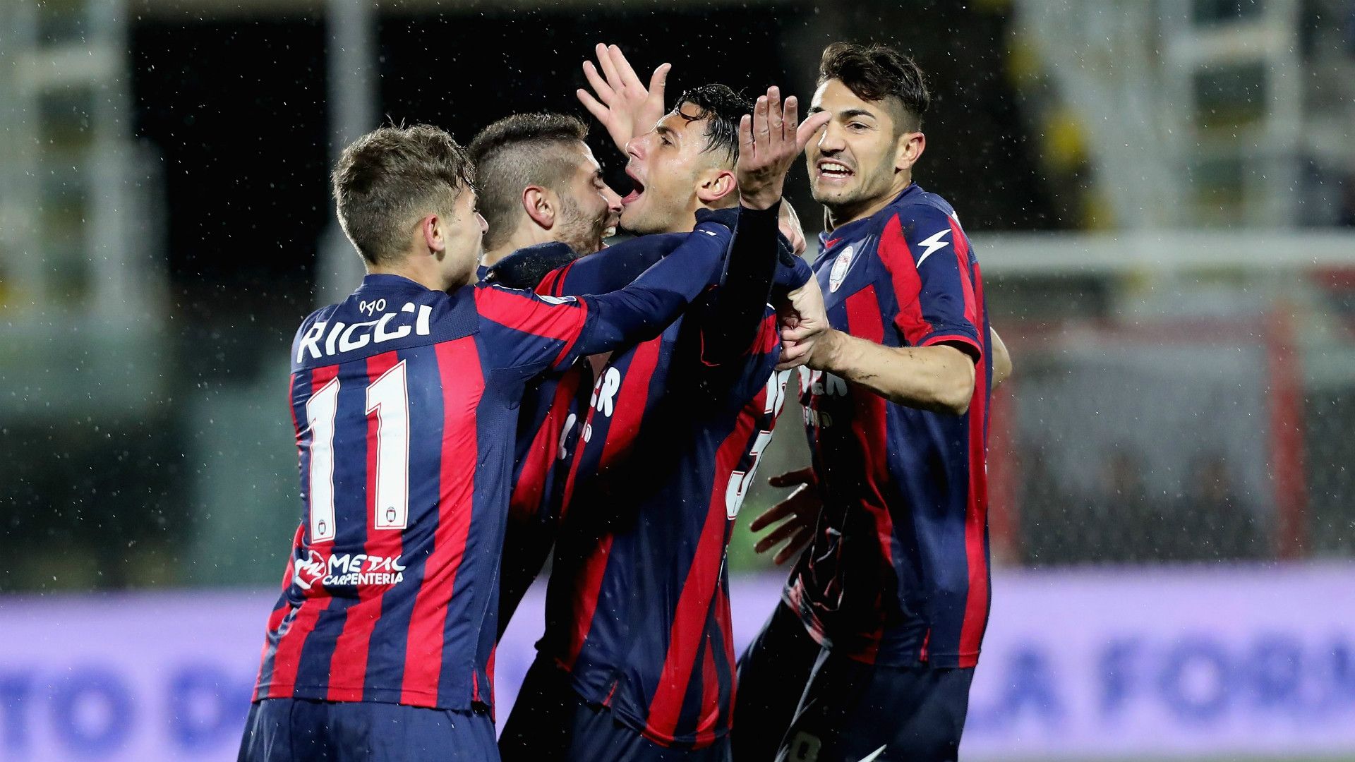 Crotone celebrating