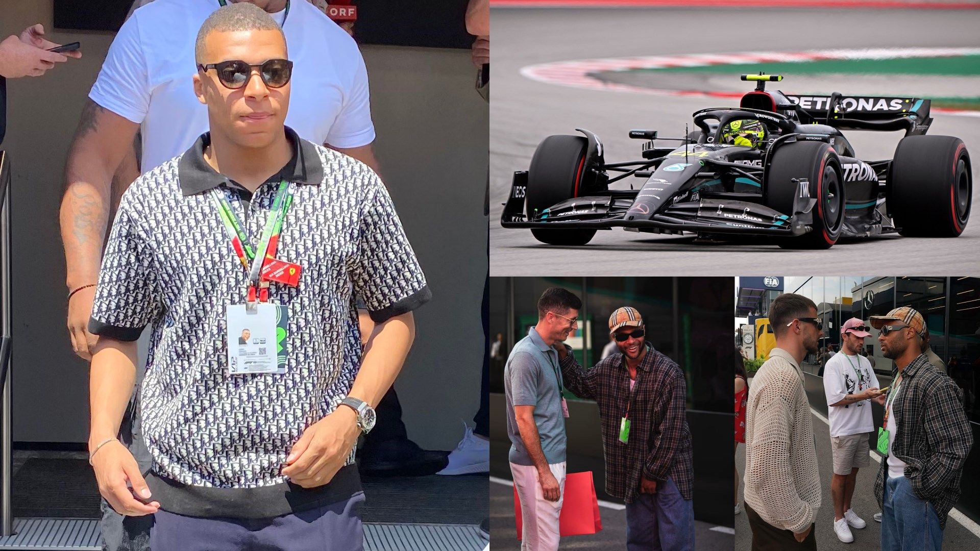 Kylian Mbappe Robert Lewandowski Mason Mount Serge Gnabry F1 Spain