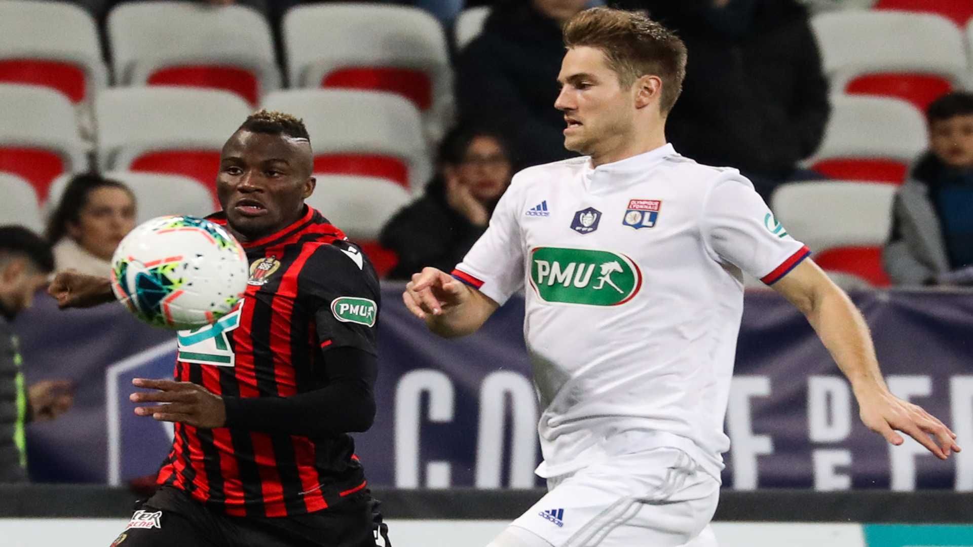 Igniatius Ganago Joachim Andersen Nice Lyon Coupe de France Getty Images 30012019