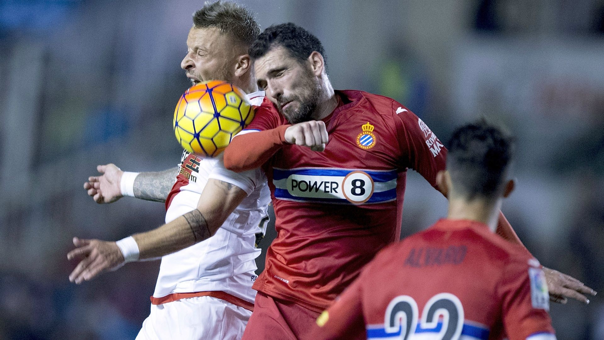 Patrick Ebert Anaitz Arbilla Rayo Vallecano Espanyol La Liga 23102015