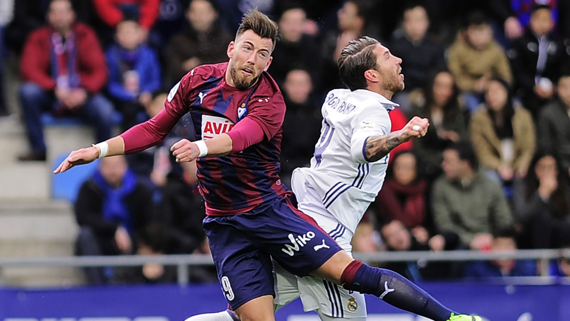 Sergi Enrich Sergio Ramos Eibar Real Madrid LaLiga 04032017