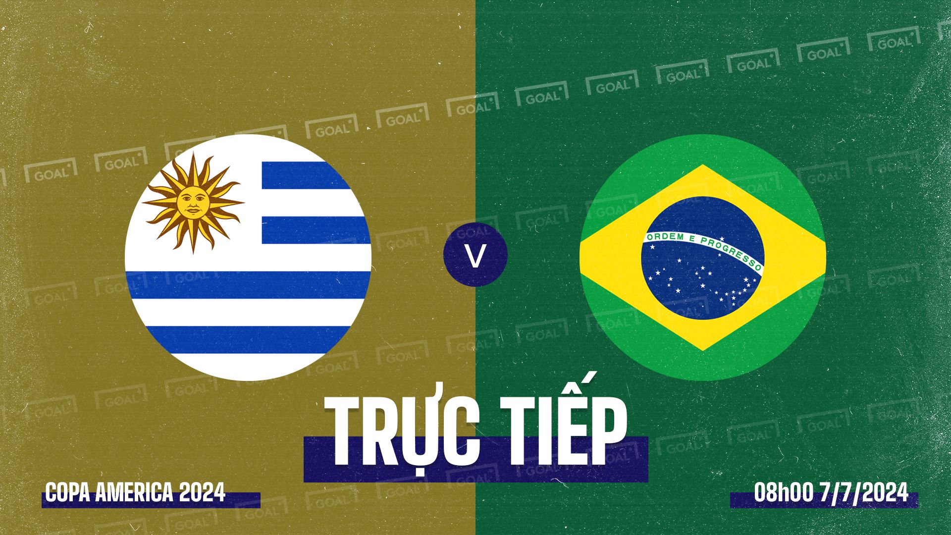 Uruguay vs Brazil Copa America 2024 GFX