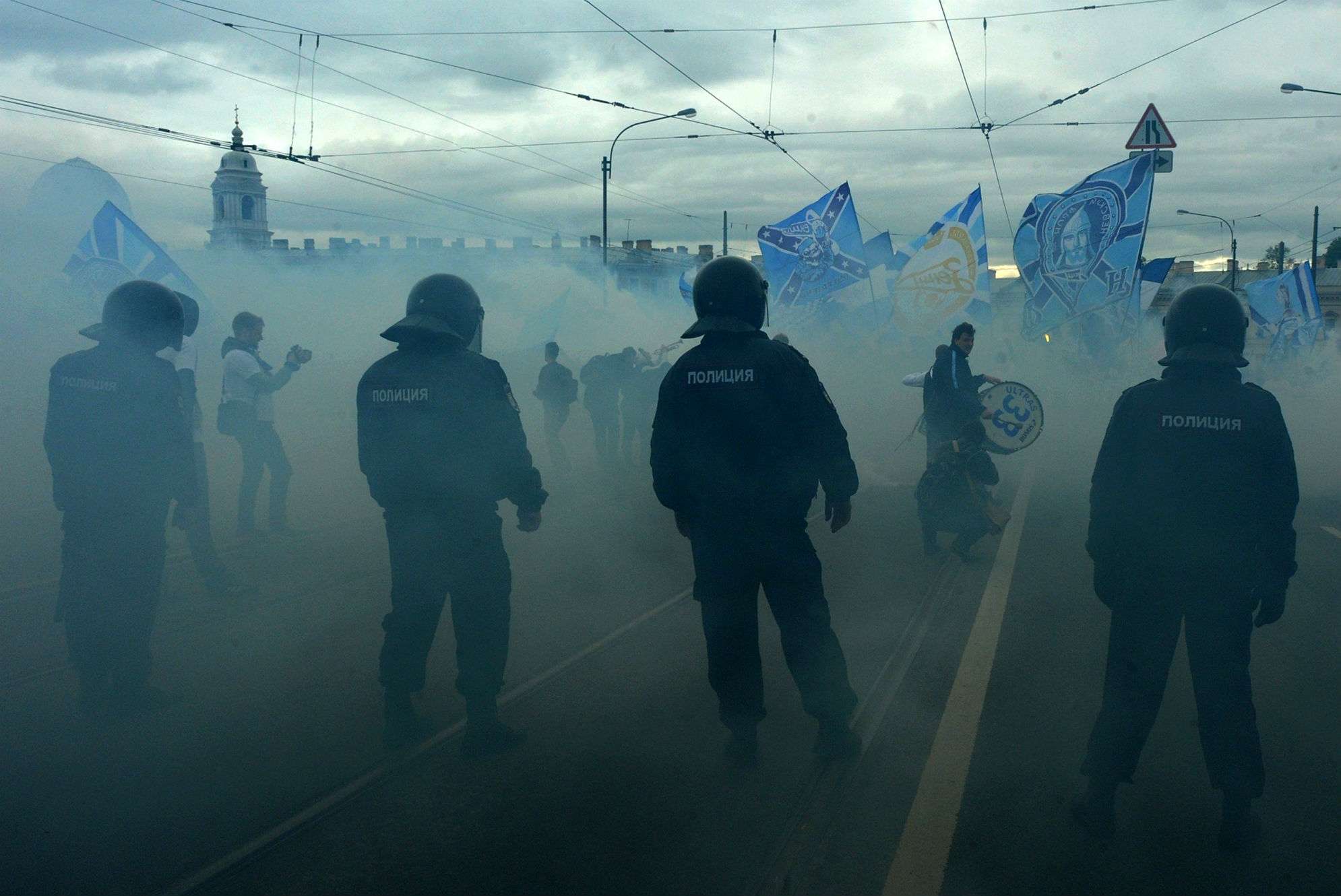 Russian police Zenit St Petersburg