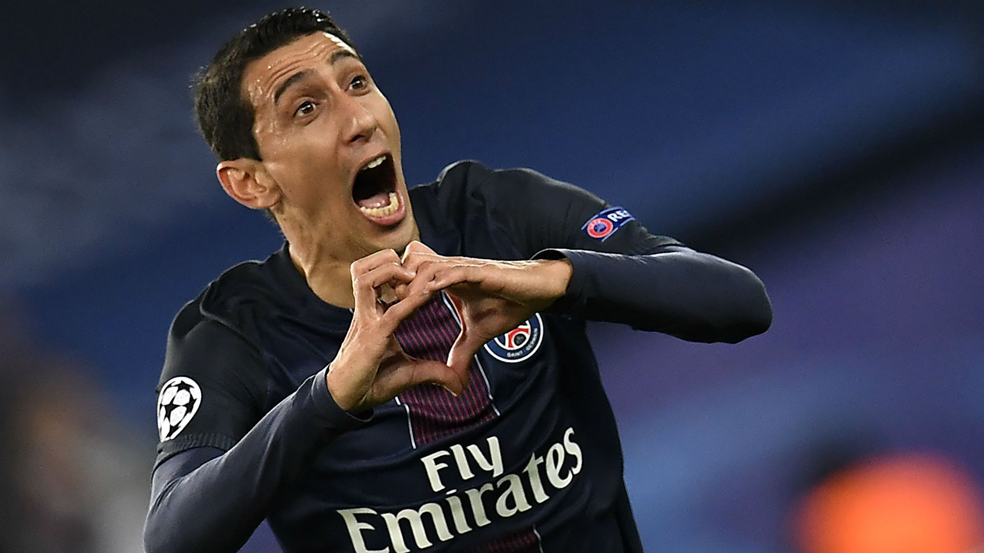 Angel Di Maria Paris SG FC Barcelona UEFA Champions League 14022017