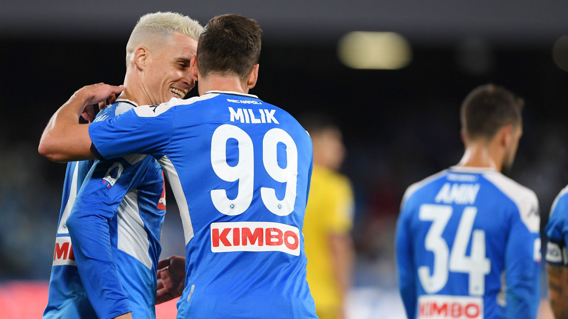 José Callejon Arkadiusz Milik Napoli