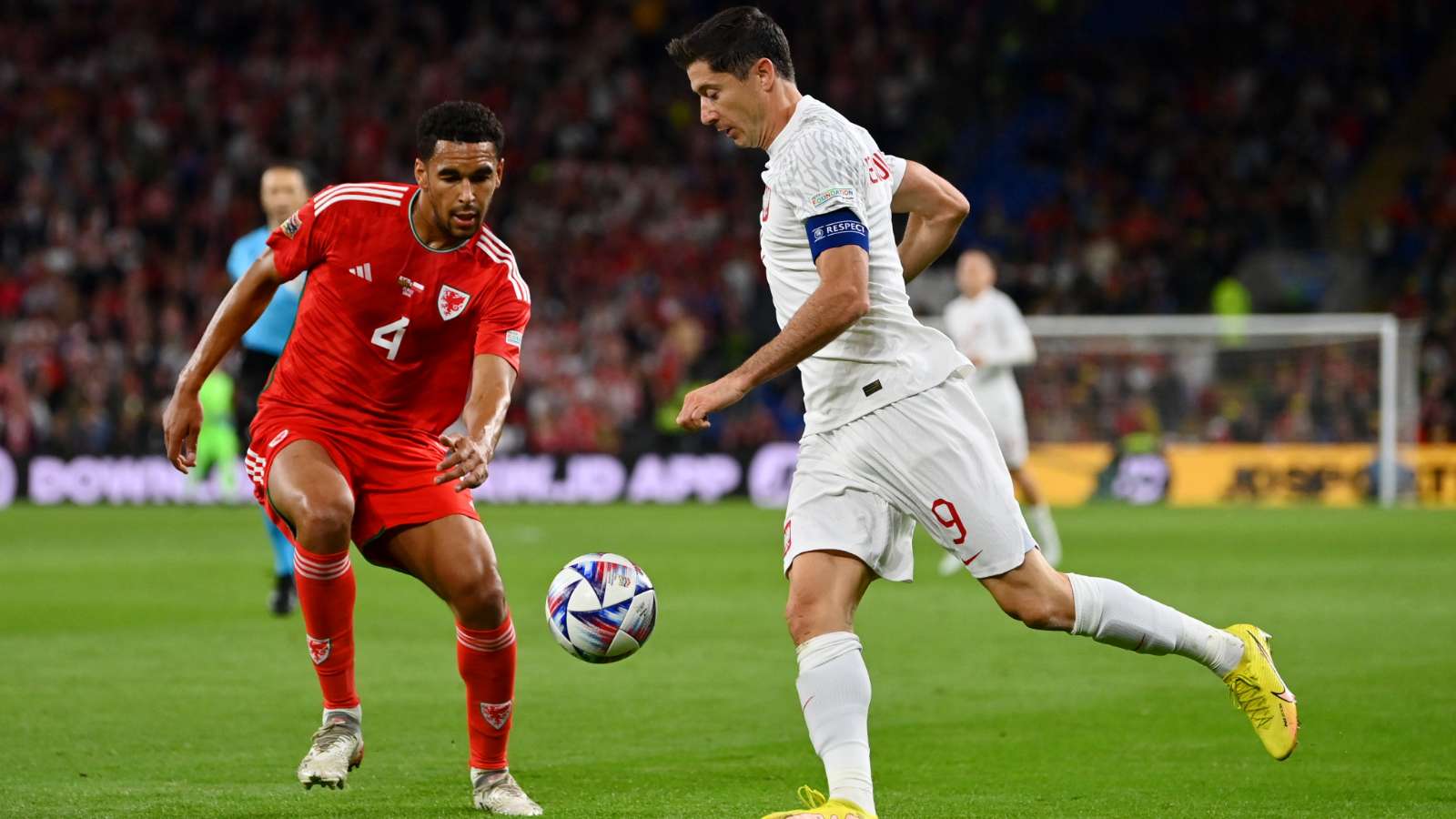 Gales Polonia Lewandowski UEFA Nations League 2022