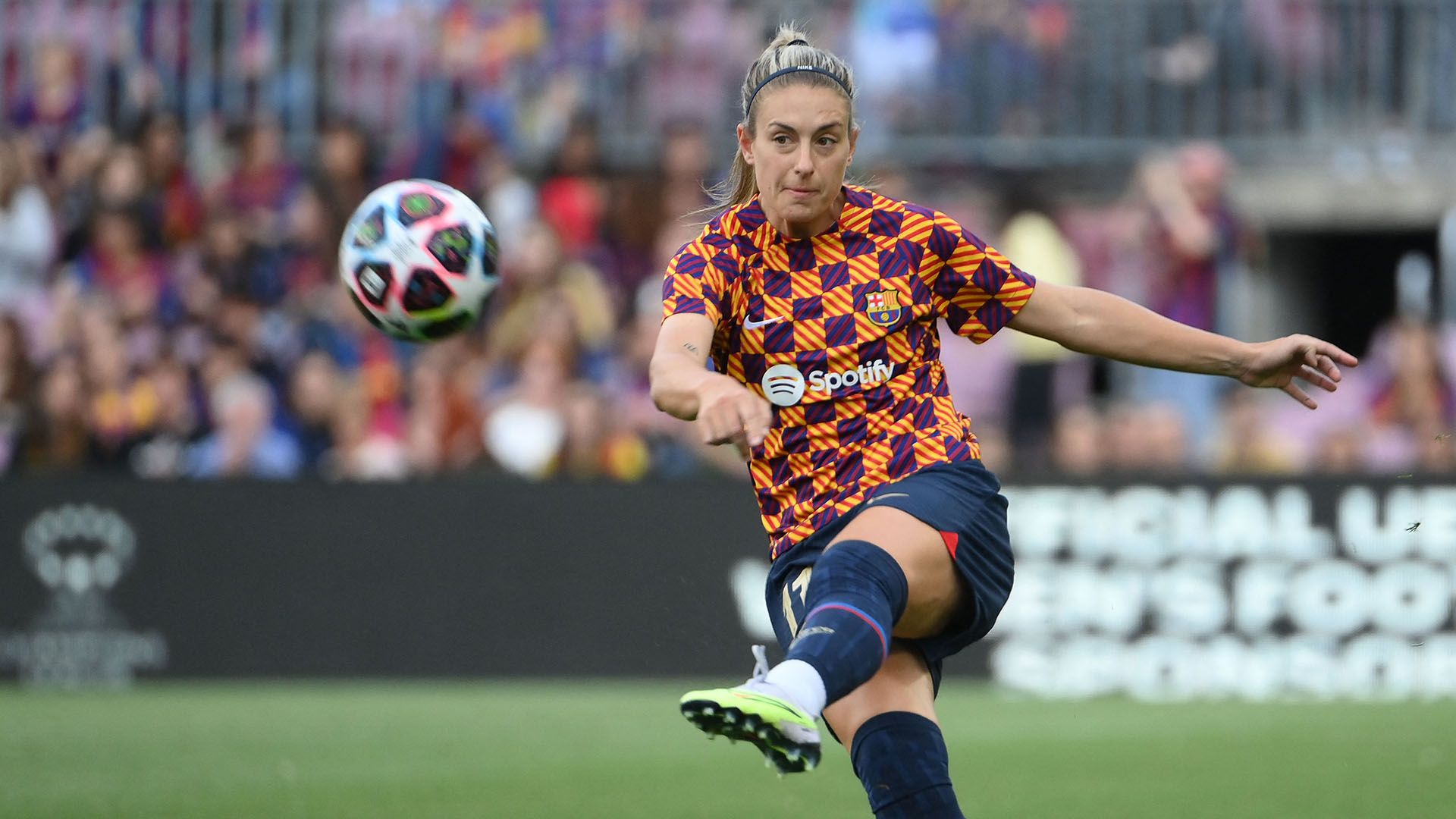 Alexia Putellas Barcelona Chelsea warm-up 2022-23