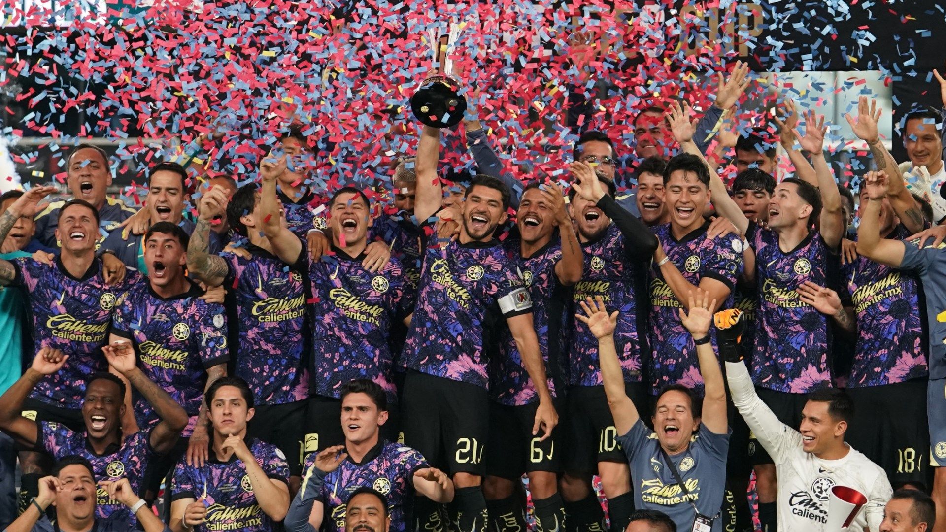 Club America celebrate Campeones Cup