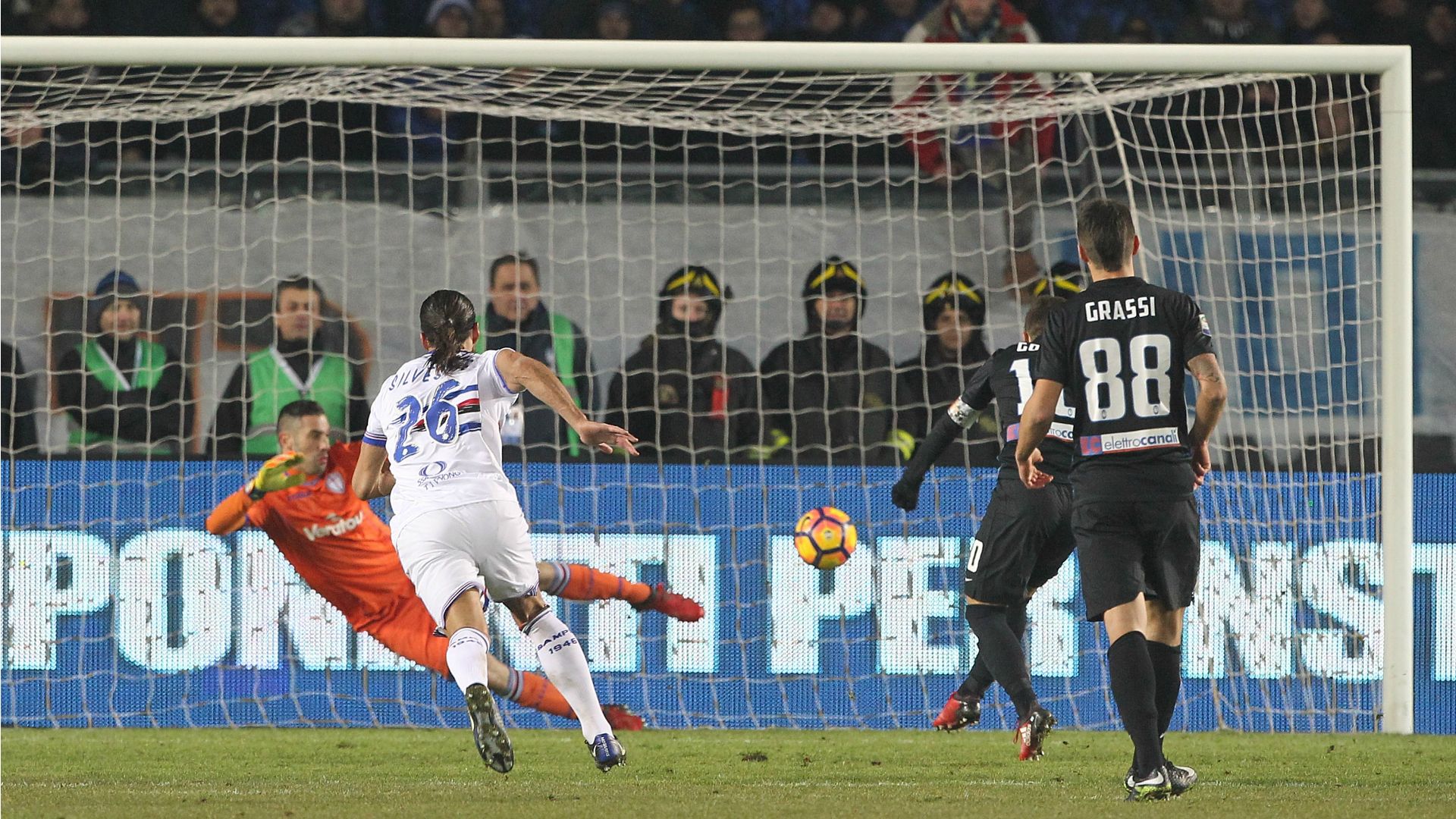 Alejandro Gomez scores Atalanta Sampdoria Serie A 22012017