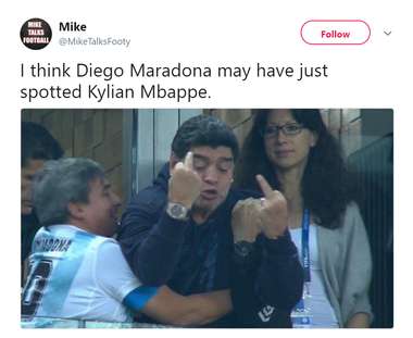 Reactions Mbappe France Argentina