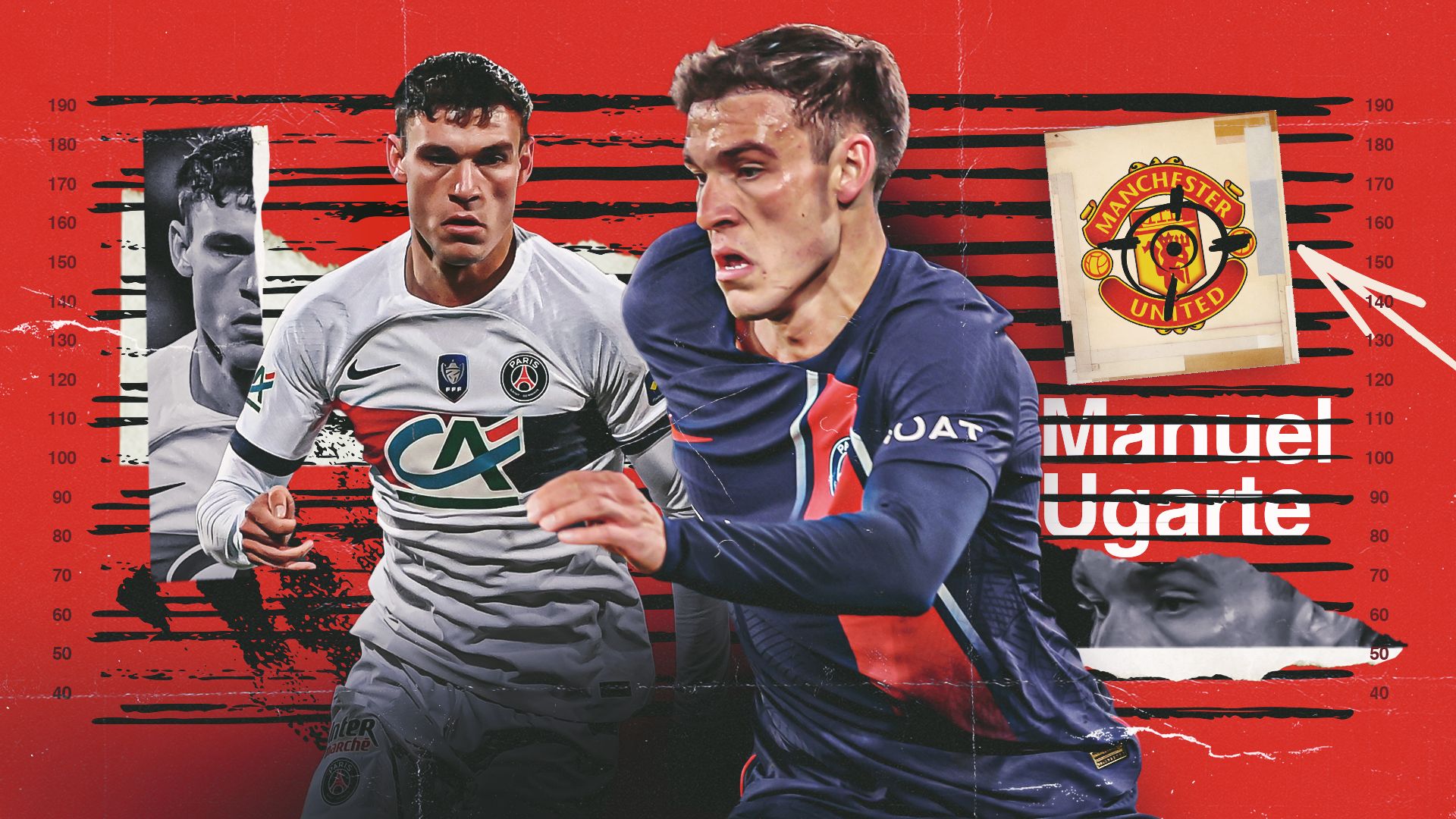 Manuel Ugarte Manchester United GFX