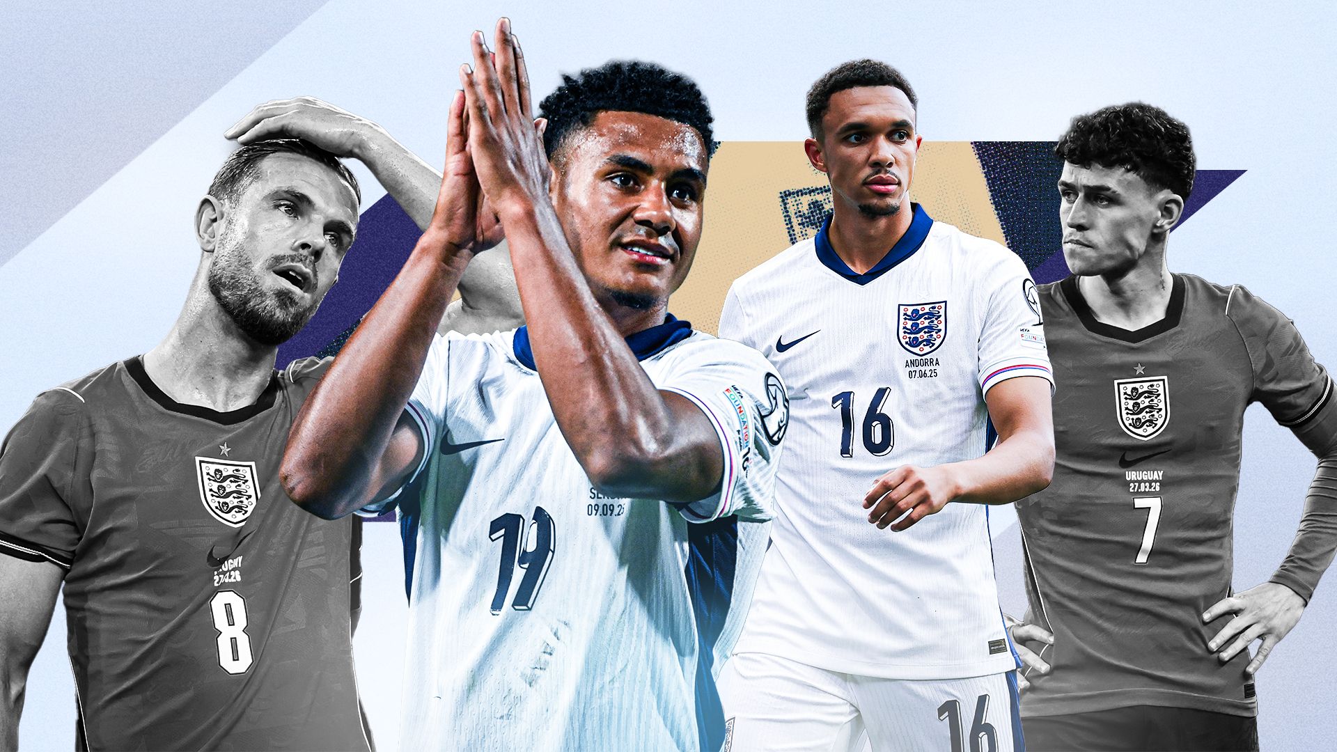 GOAL England Squad GFX