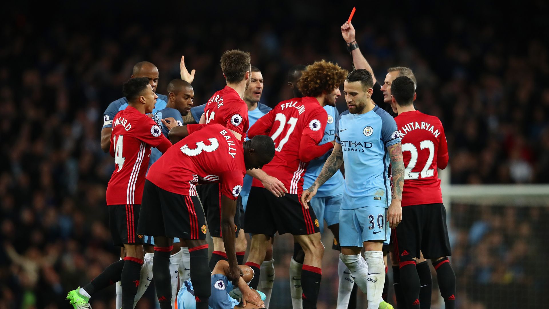 Marouane Fellaini, Manchester City vs. United, 28042017