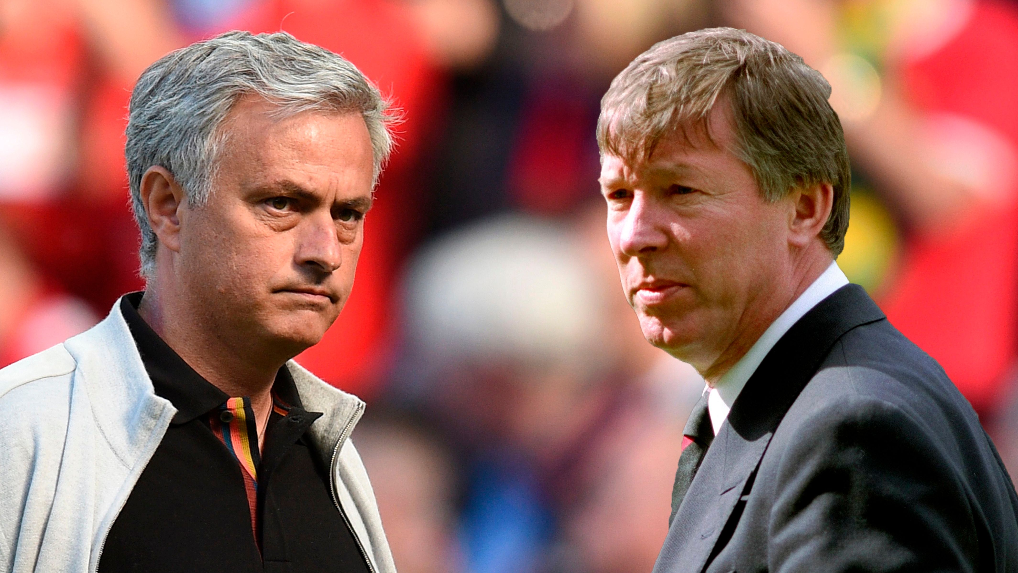 GFX Jose Mourinho Sir Alex Ferguson Manchester United