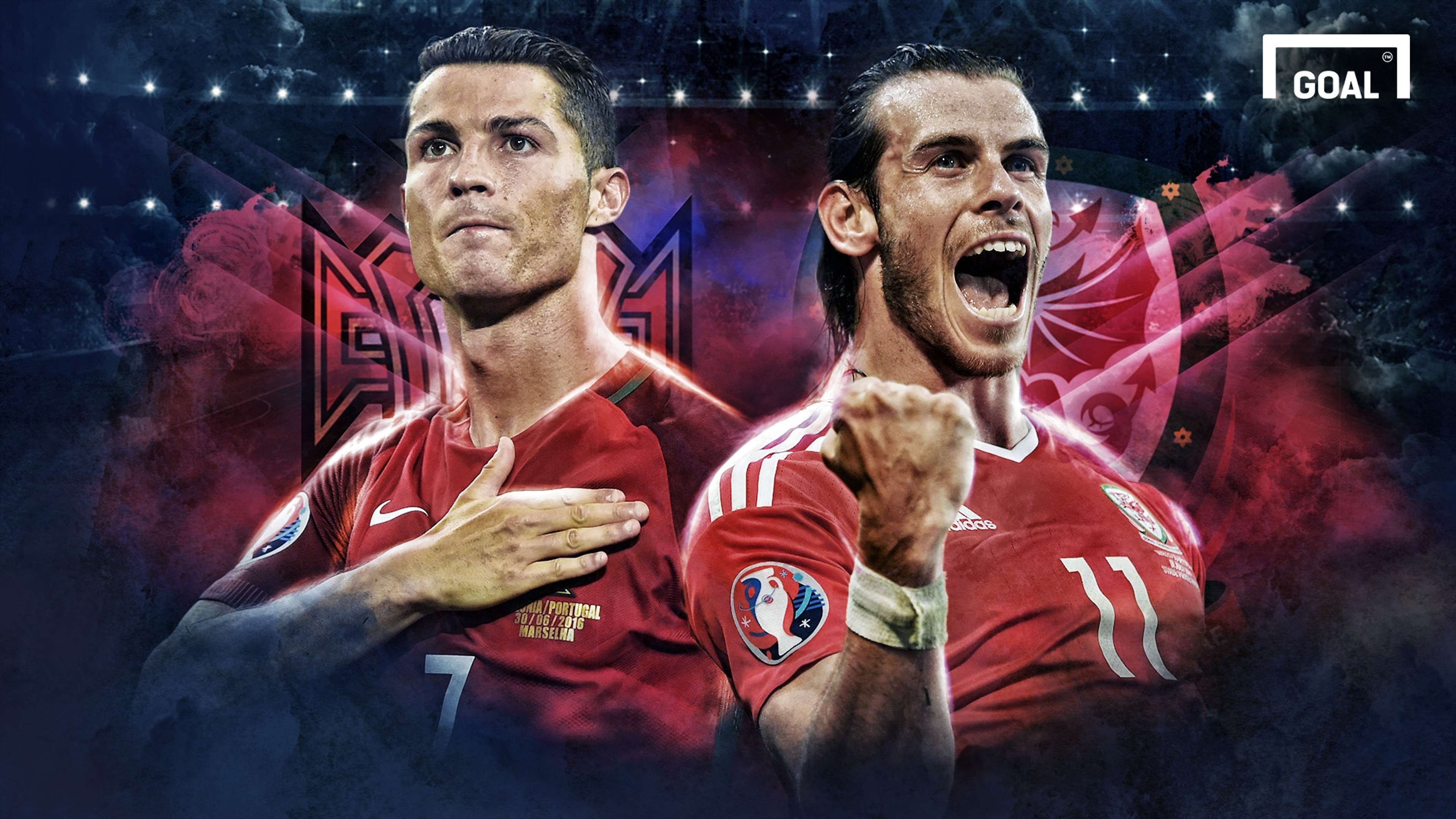 GFX Ronaldo vs Bale - Ureno vs Wales