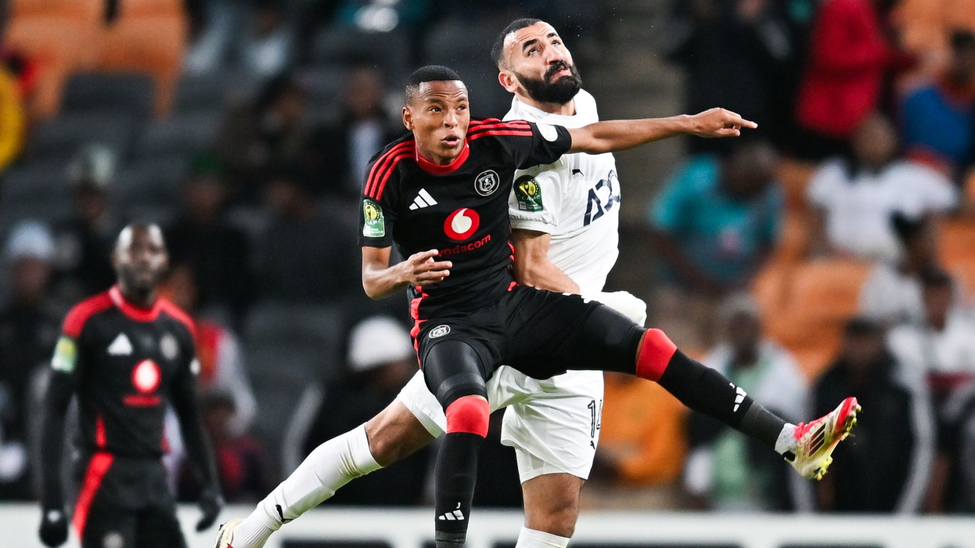 Relebohile Mofokeng & Mohanad Lasheen, Orlando Pirates, April 2025