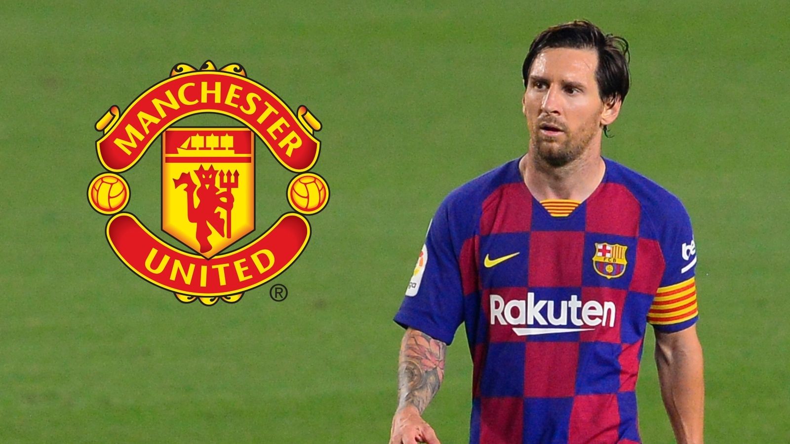Lionel Messi - Man Utd composite