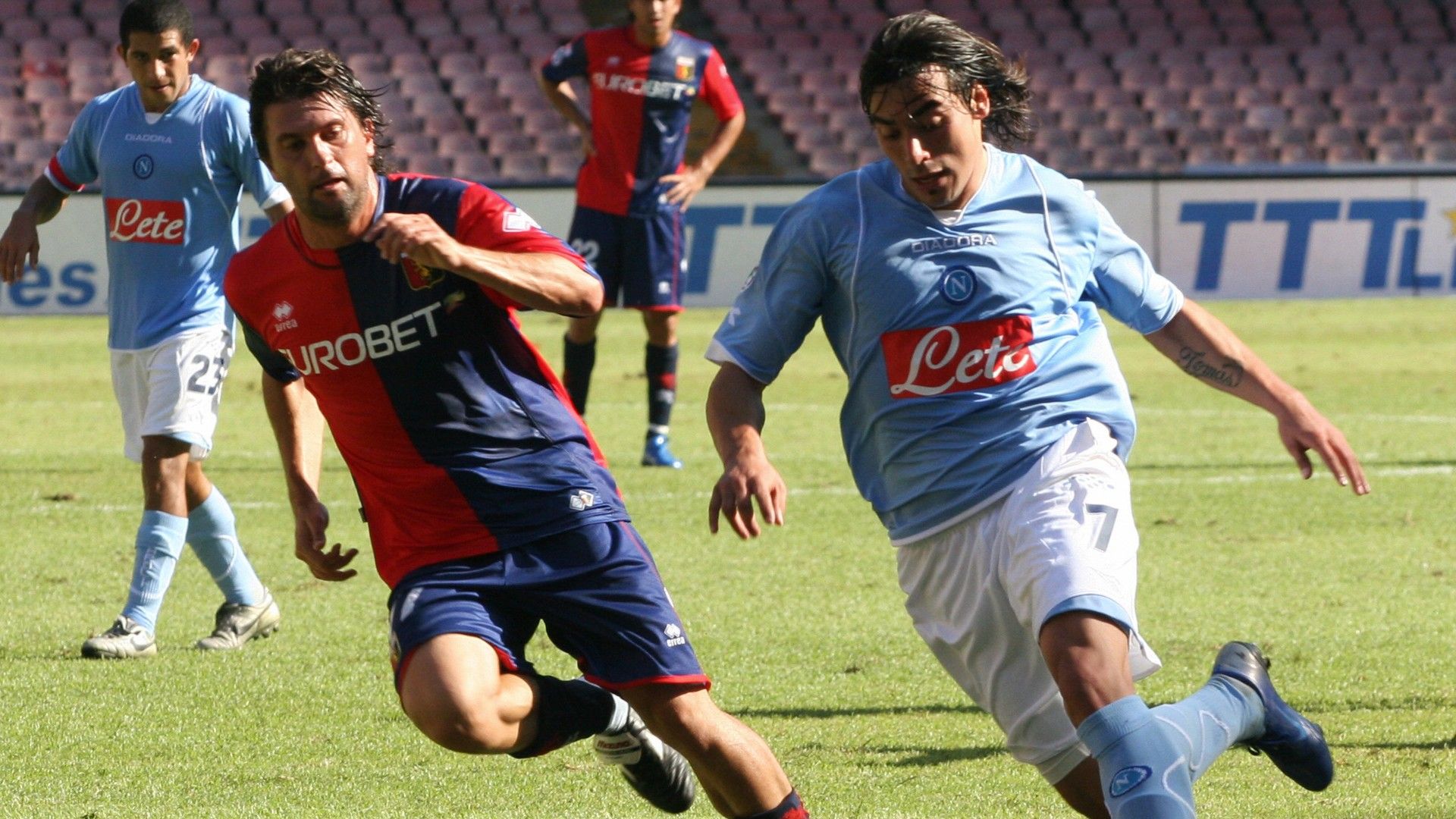 Ezequiel Lavezzi Napoli Cagliari 2007