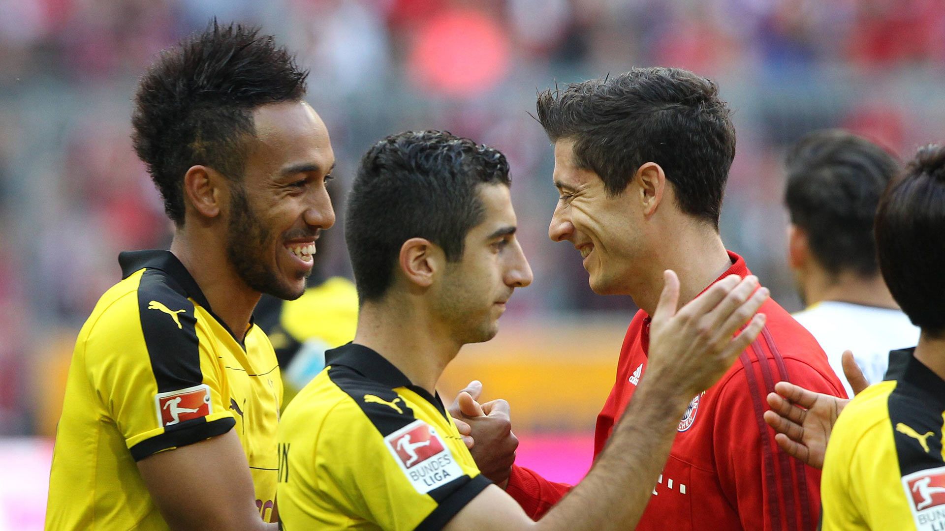*GER ONLY* Aubameyang Lewandowski FC Bayern Borussia Dortmund
