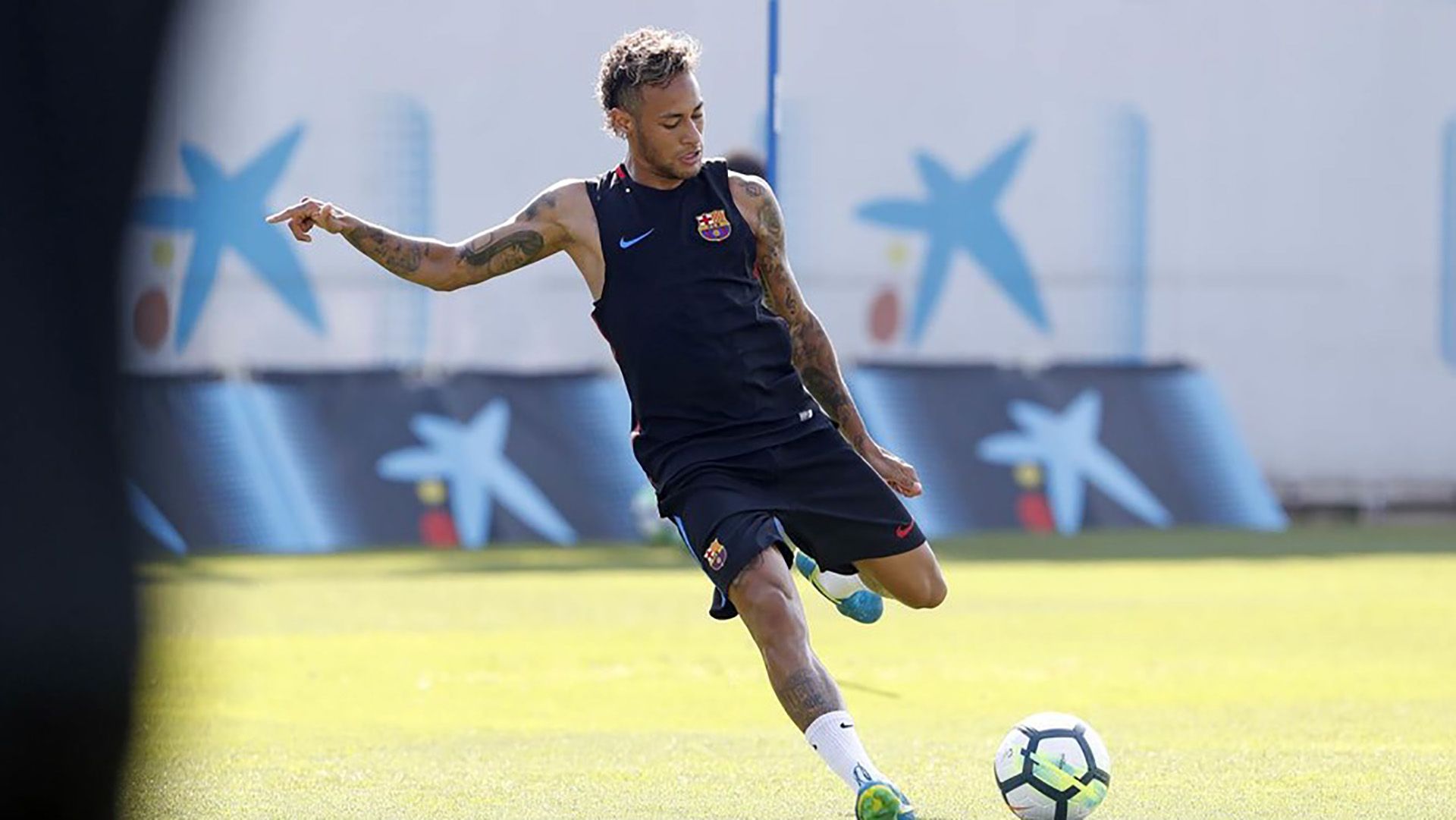 Neymar Barcelona training 17072017