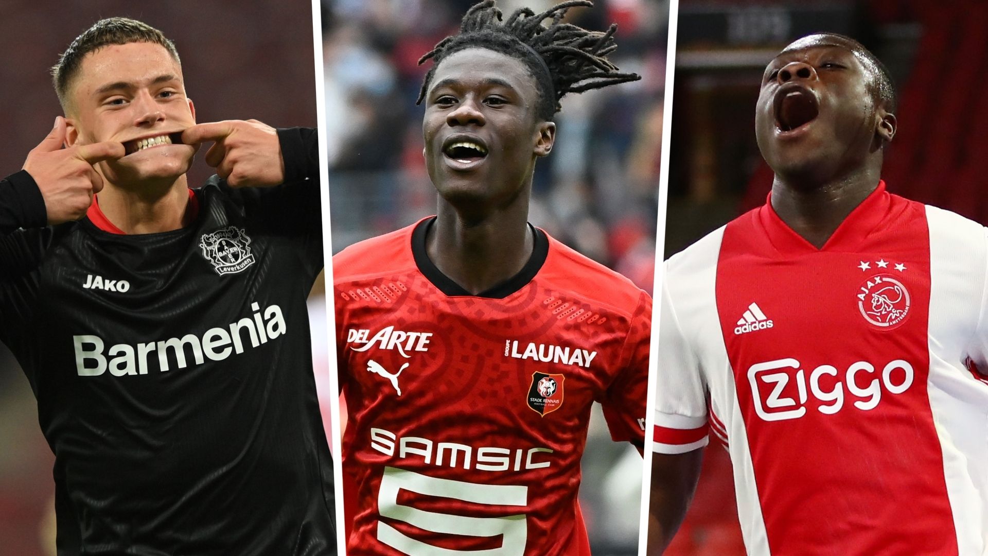 Florian Wirtz Eduardo Camavinga Brian Brobbey GFX