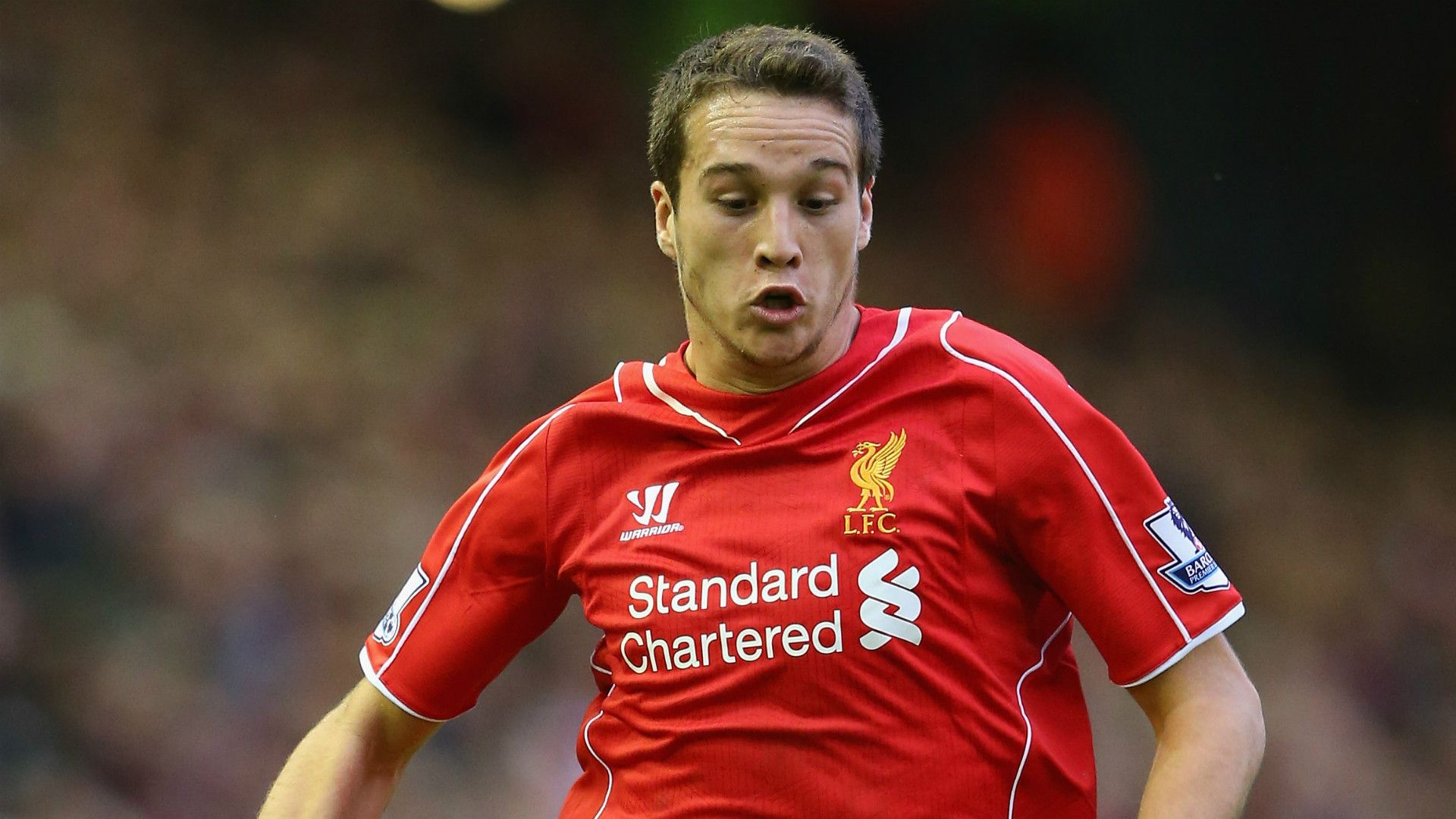 Javi Manquillo Liverpool Premier League 2014