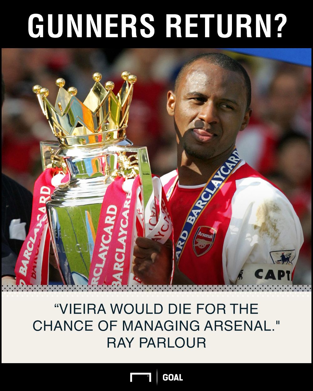 Patrick Vieira die for Arsenal job Ray Parlour