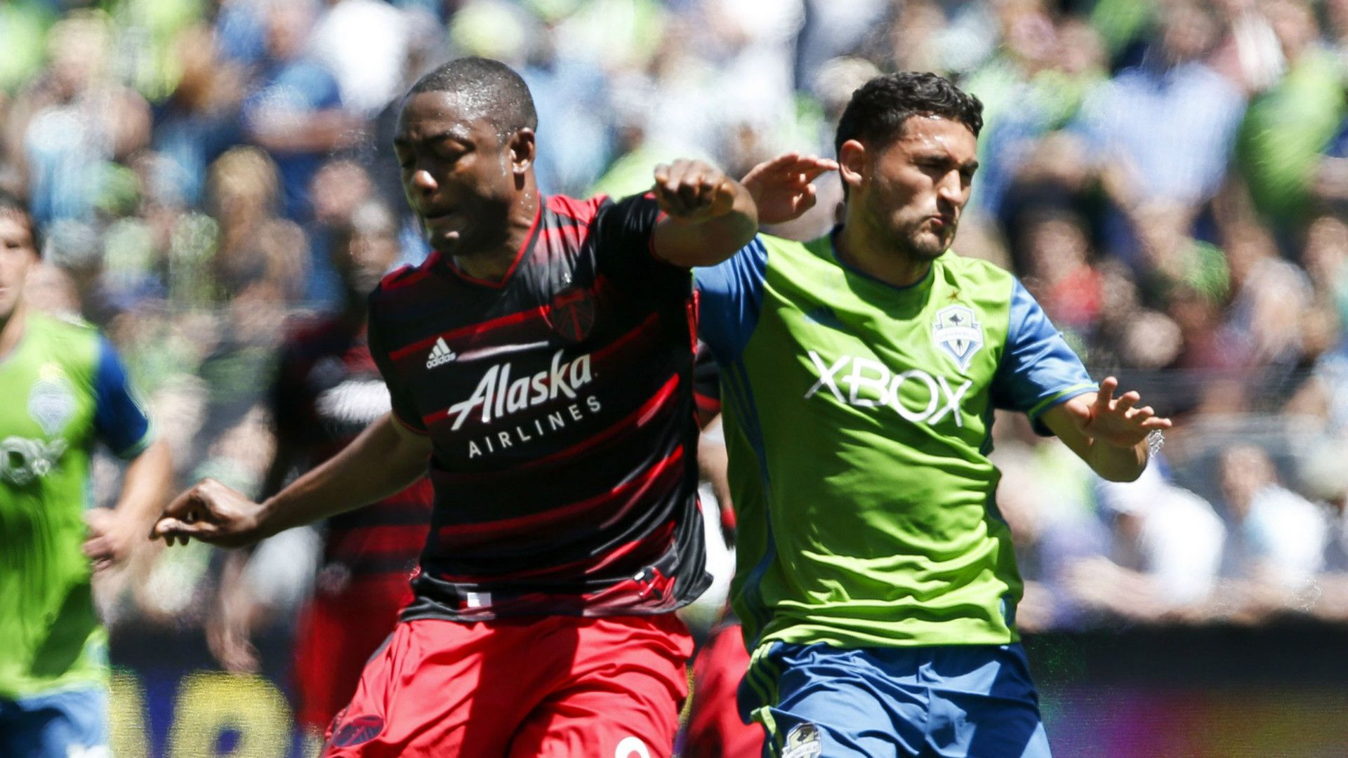 Fanendo Ado Cristian Roldan MLS Cascadia 05272017