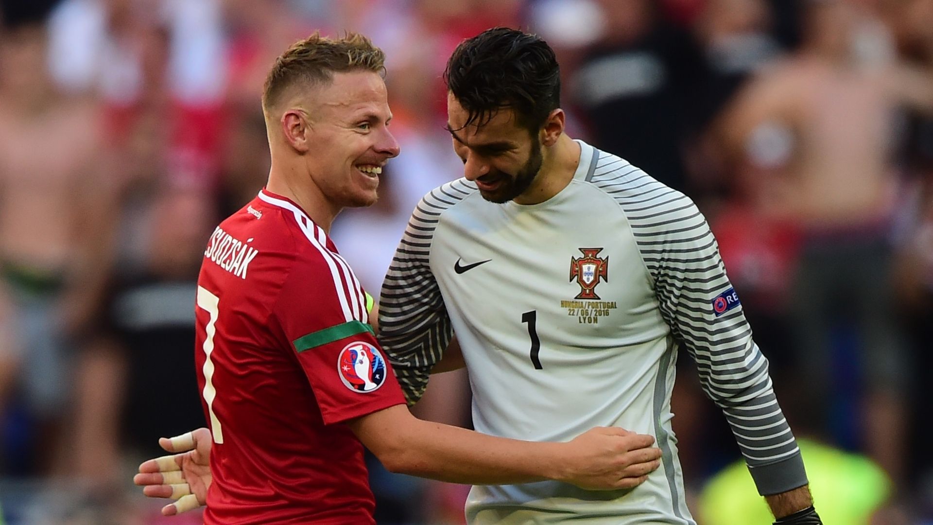 Balazs Dzsudzsak, Rui Patricio, Hungary vs Portugal, Euro 2016