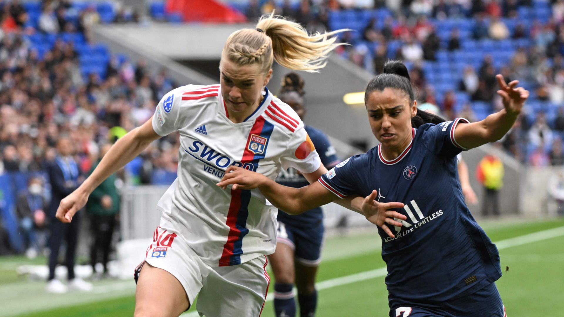 Lyon PSG LDC féminine Hegerberg Karchaoui