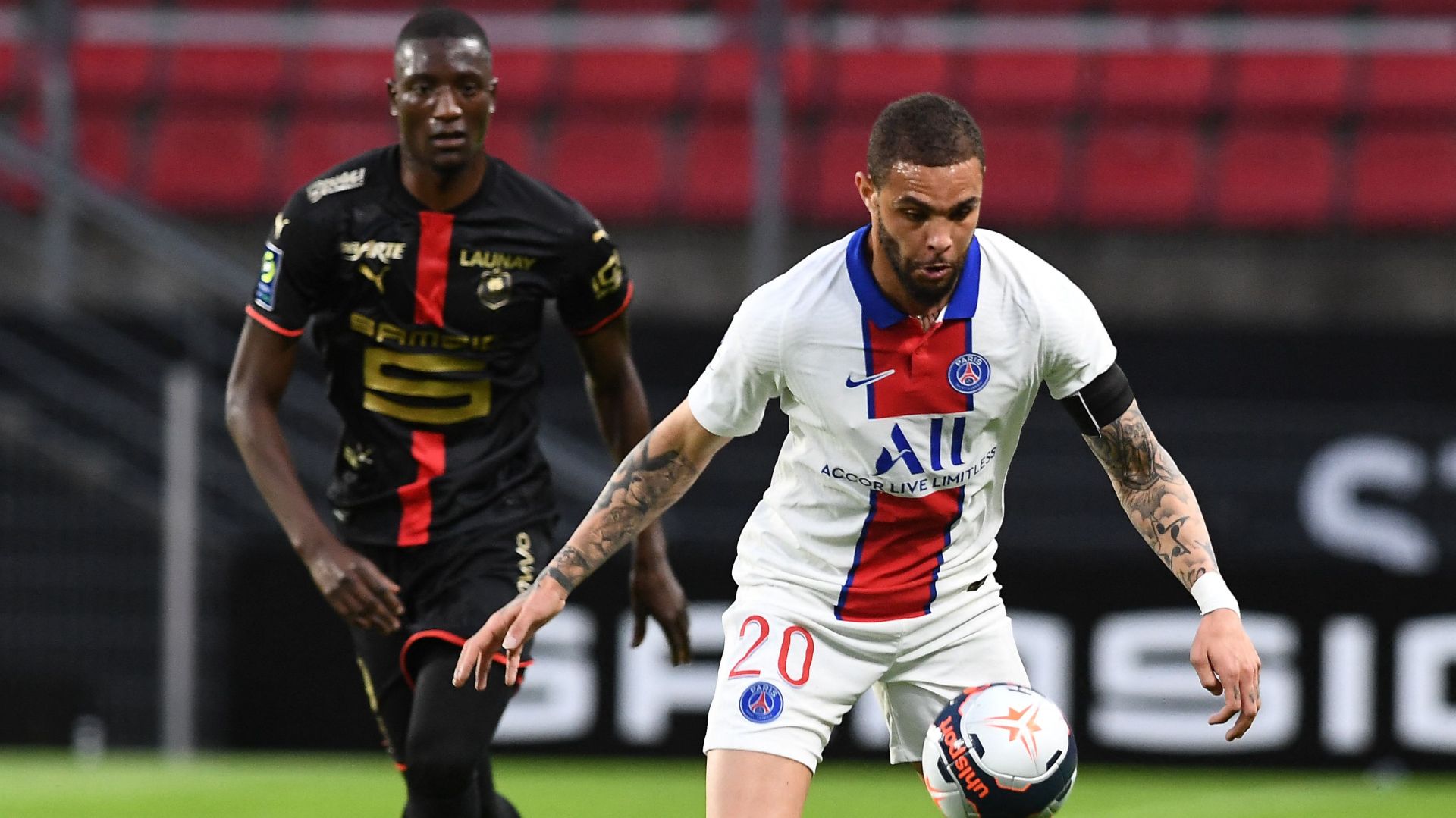 Layvin Kurzawa Serhou Guirassy Rennes PSG Ligue 1 09052021