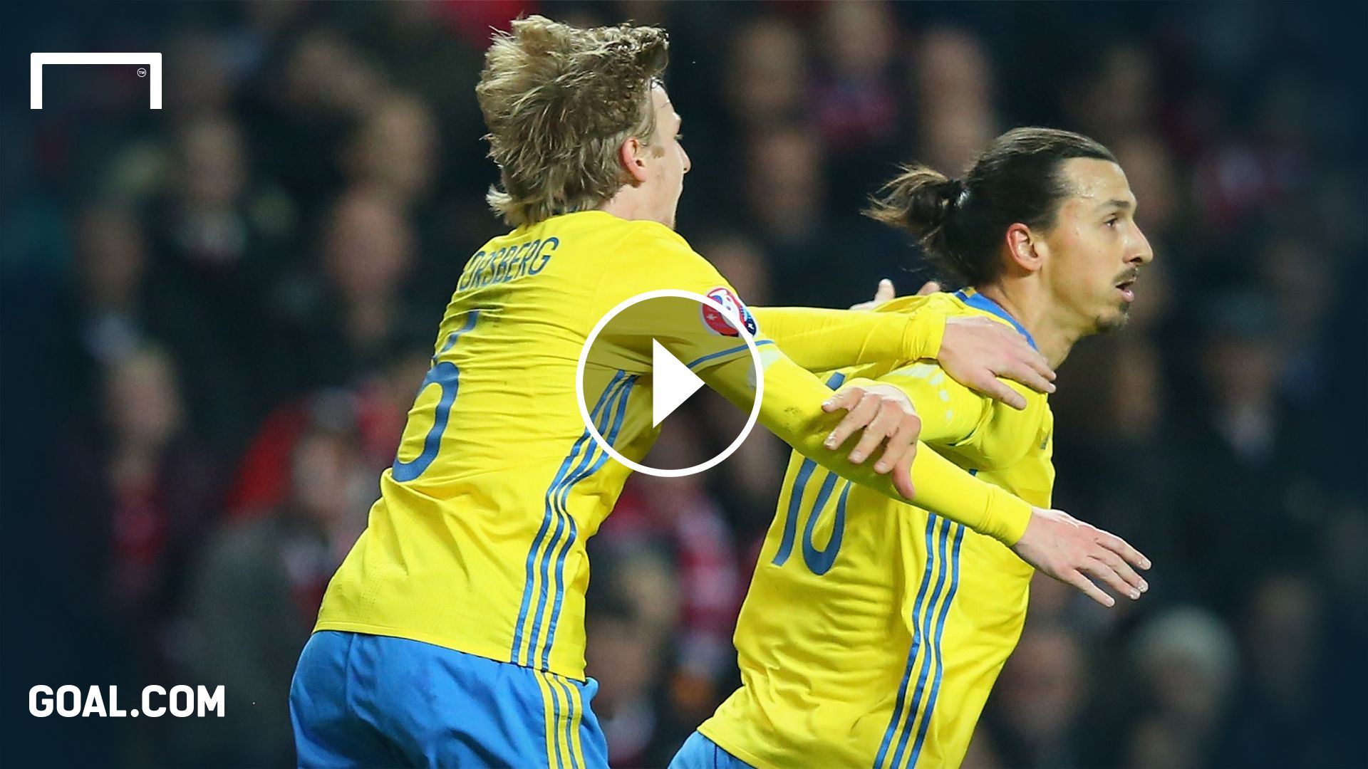 GFX Emil Forsberg Zlatan Ibrahimovic Sweden