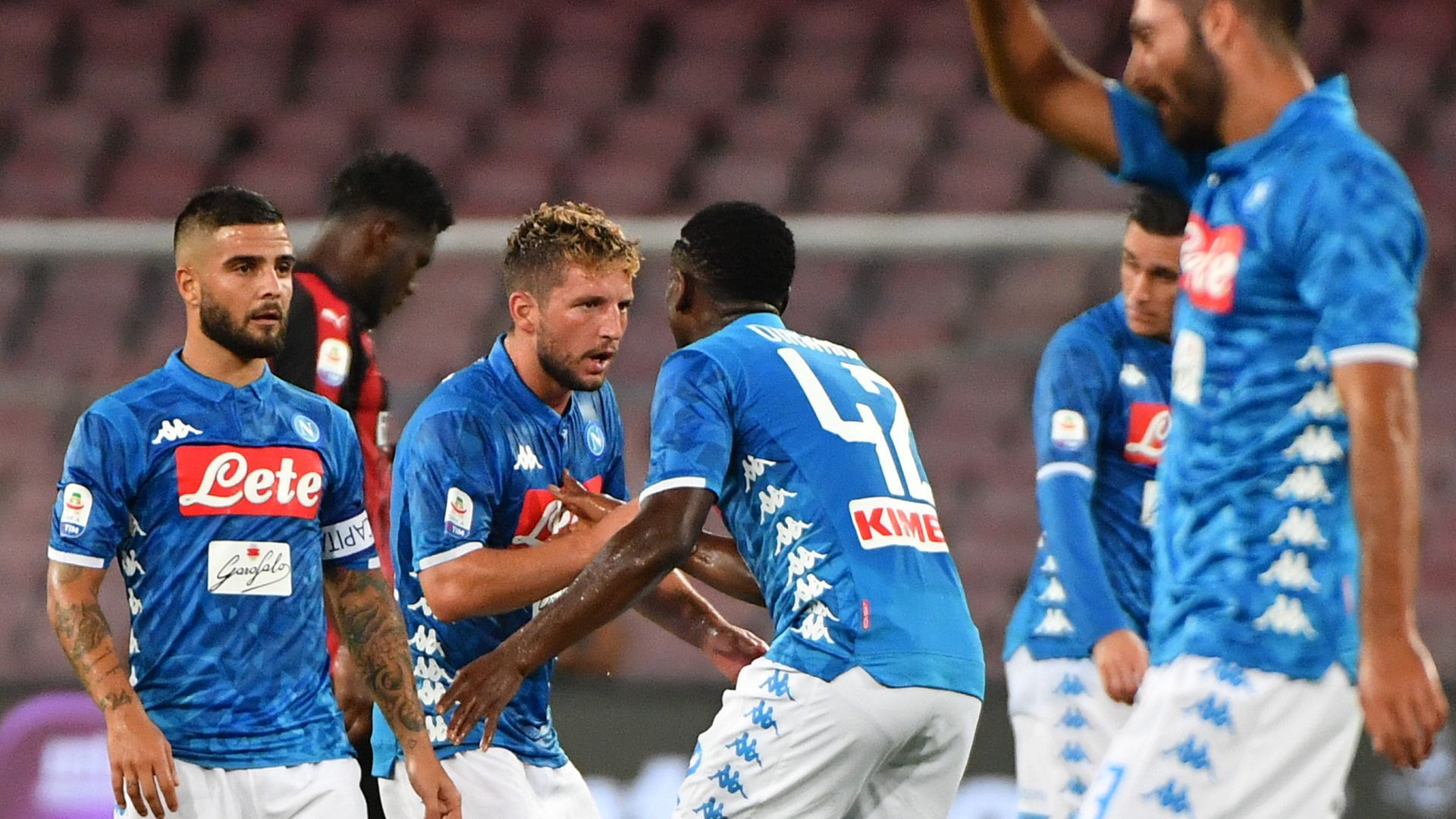 Dries Mertens Napoli Milan Serie A