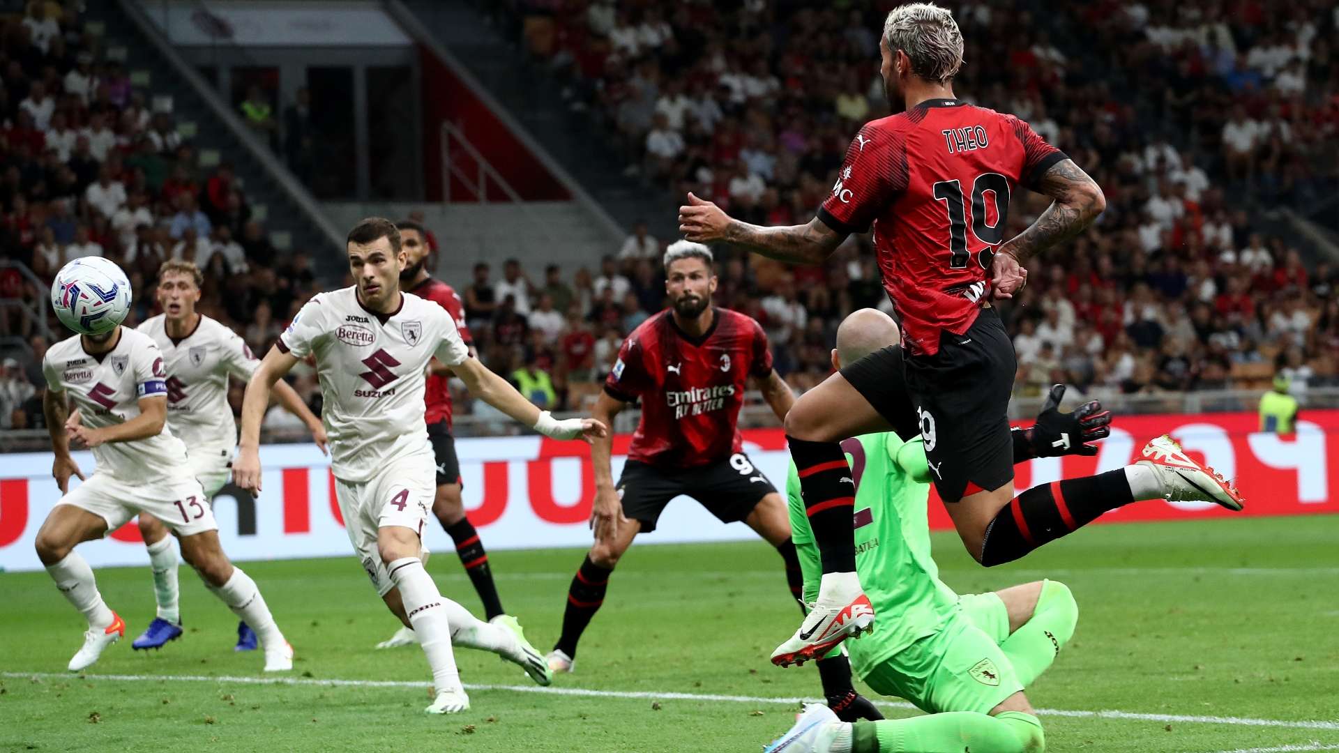 Theo Hernandez Milan Torino Serie A